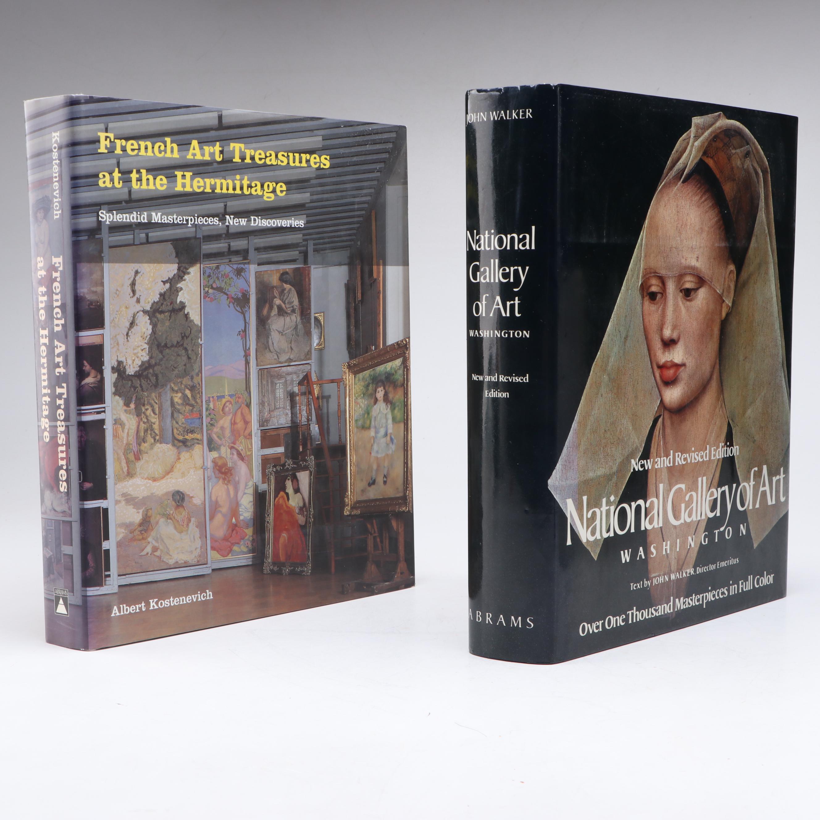"National Gallery of Art:Washington" and "French Art Treasures at the Hermitage"