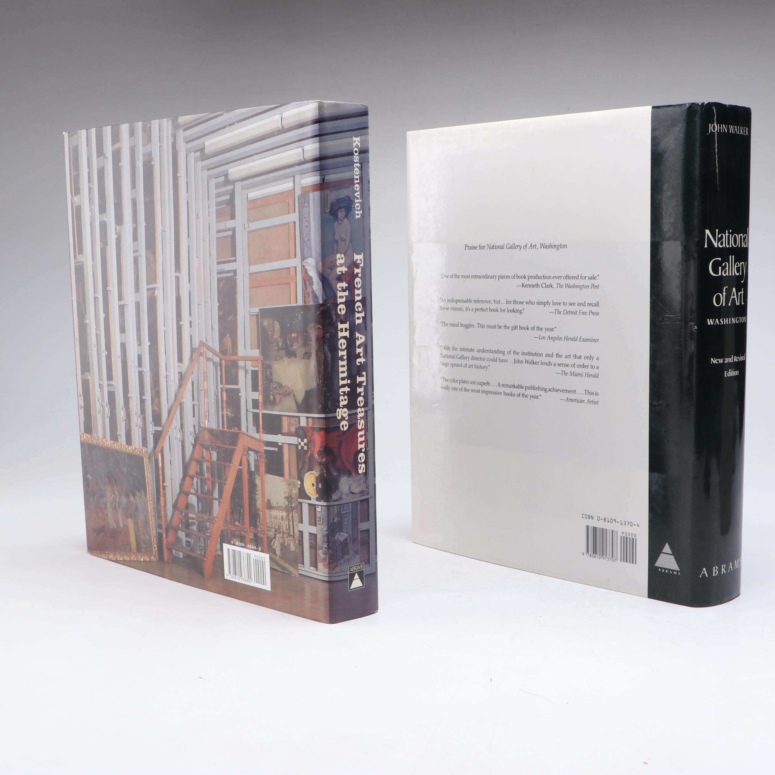 "National Gallery of Art:Washington" and "French Art Treasures at the Hermitage"