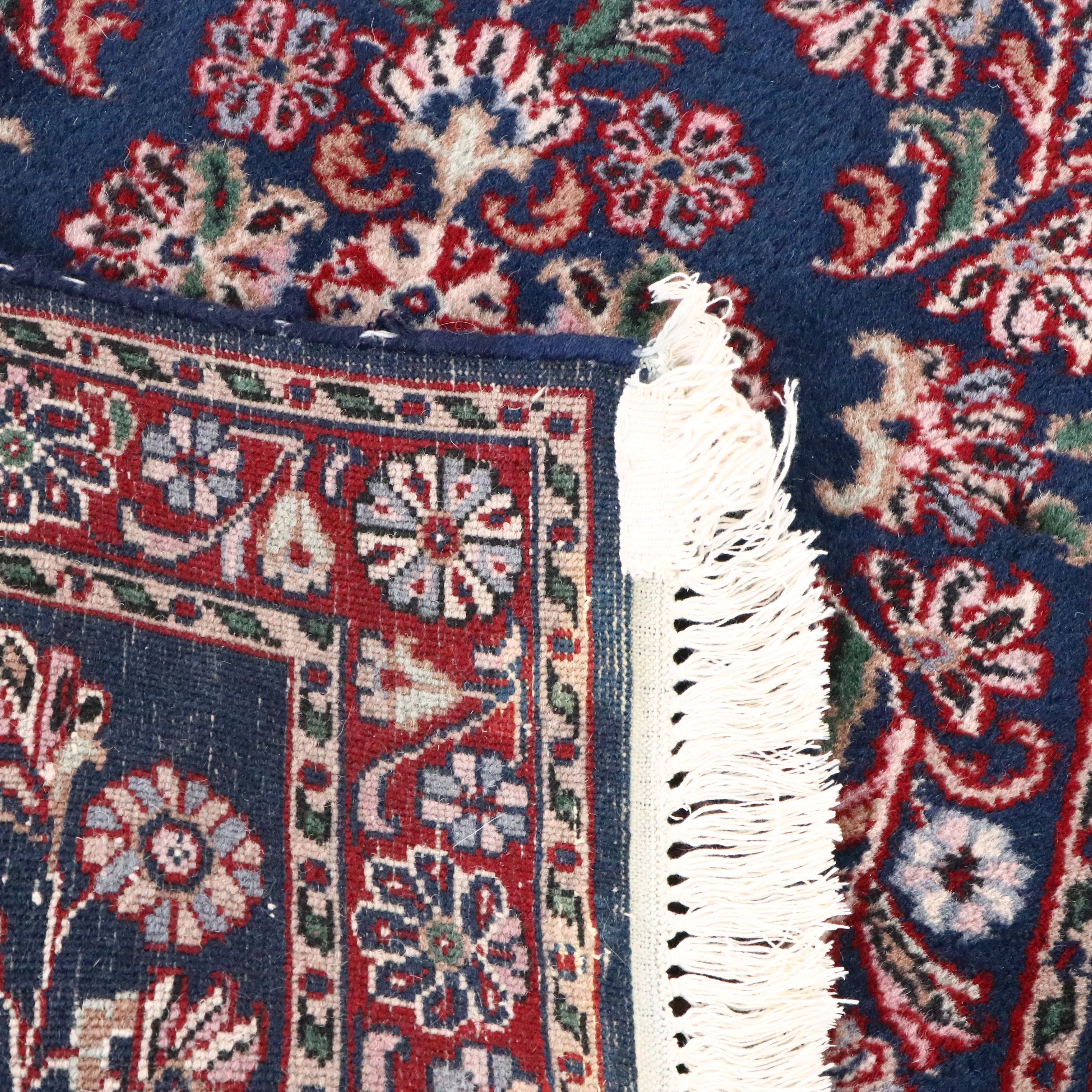2'7 x 16'5 Hand-Knotted Persian Sarouk Carpet Runner