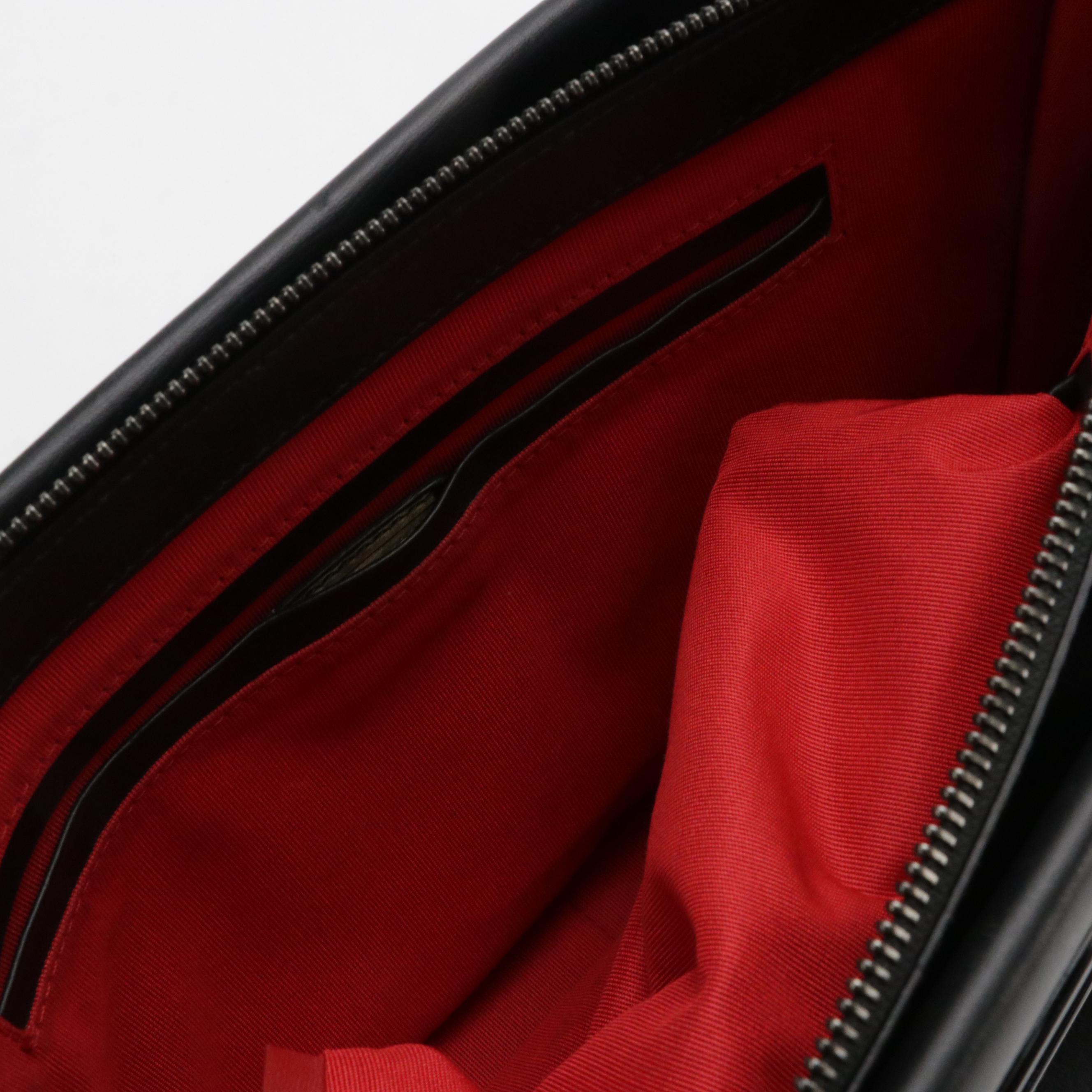 Christian Louboutin Two-Way Bag in Leopard Print Ponyhair and Grained Leather