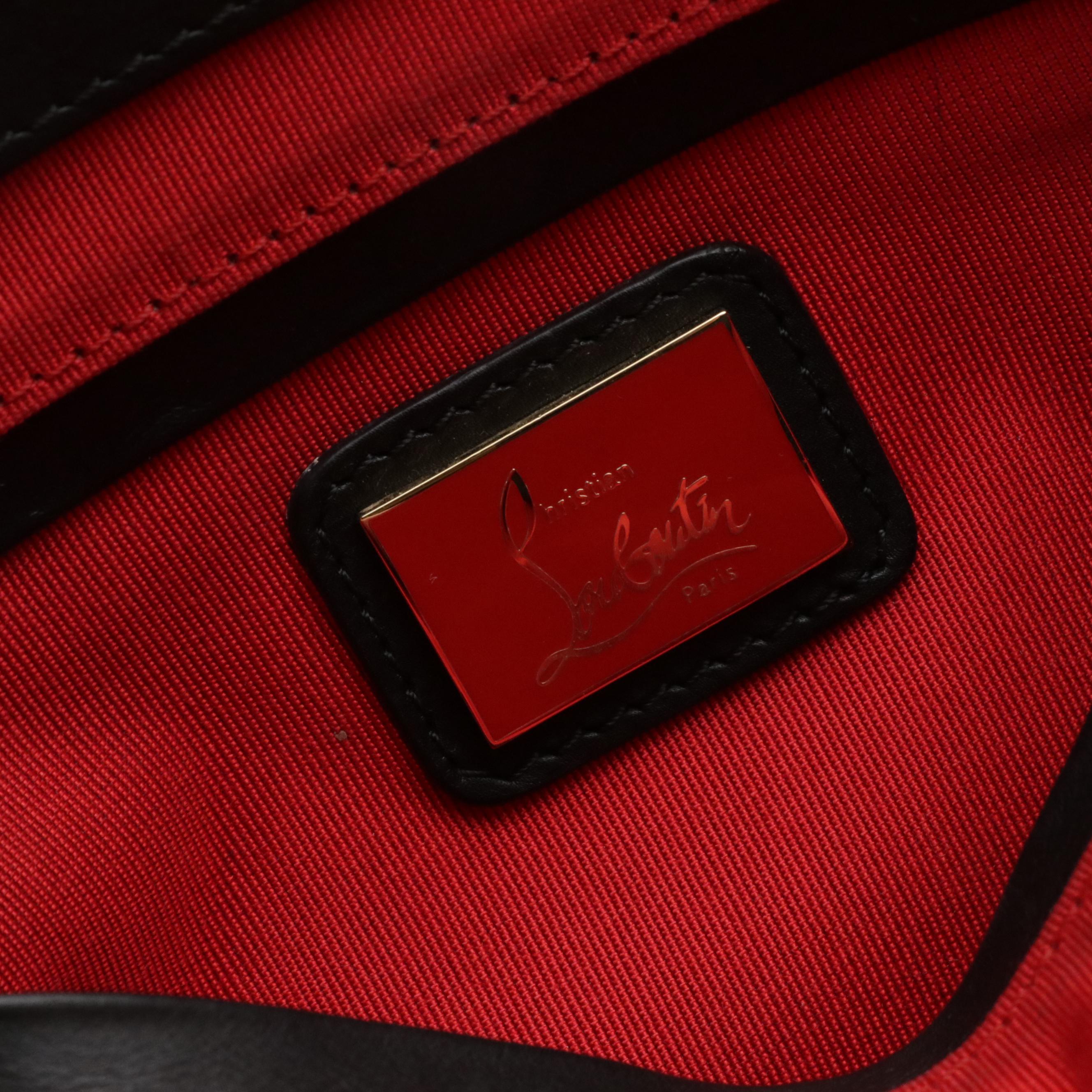 Christian Louboutin Two-Way Bag in Leopard Print Ponyhair and Grained Leather