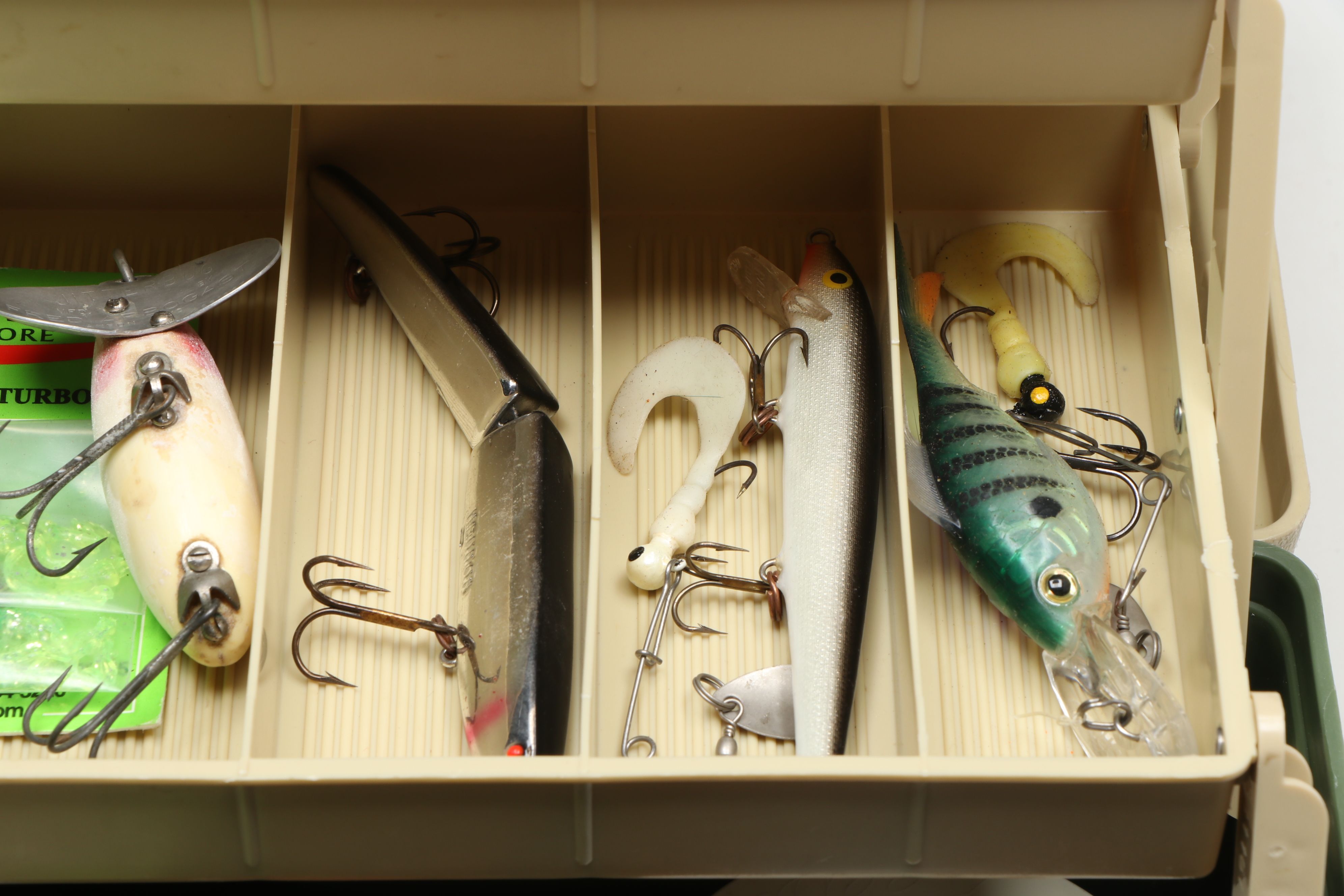 Plano Fishing Tackle Boxes with Lures, Pocket Balances, and More Accessories