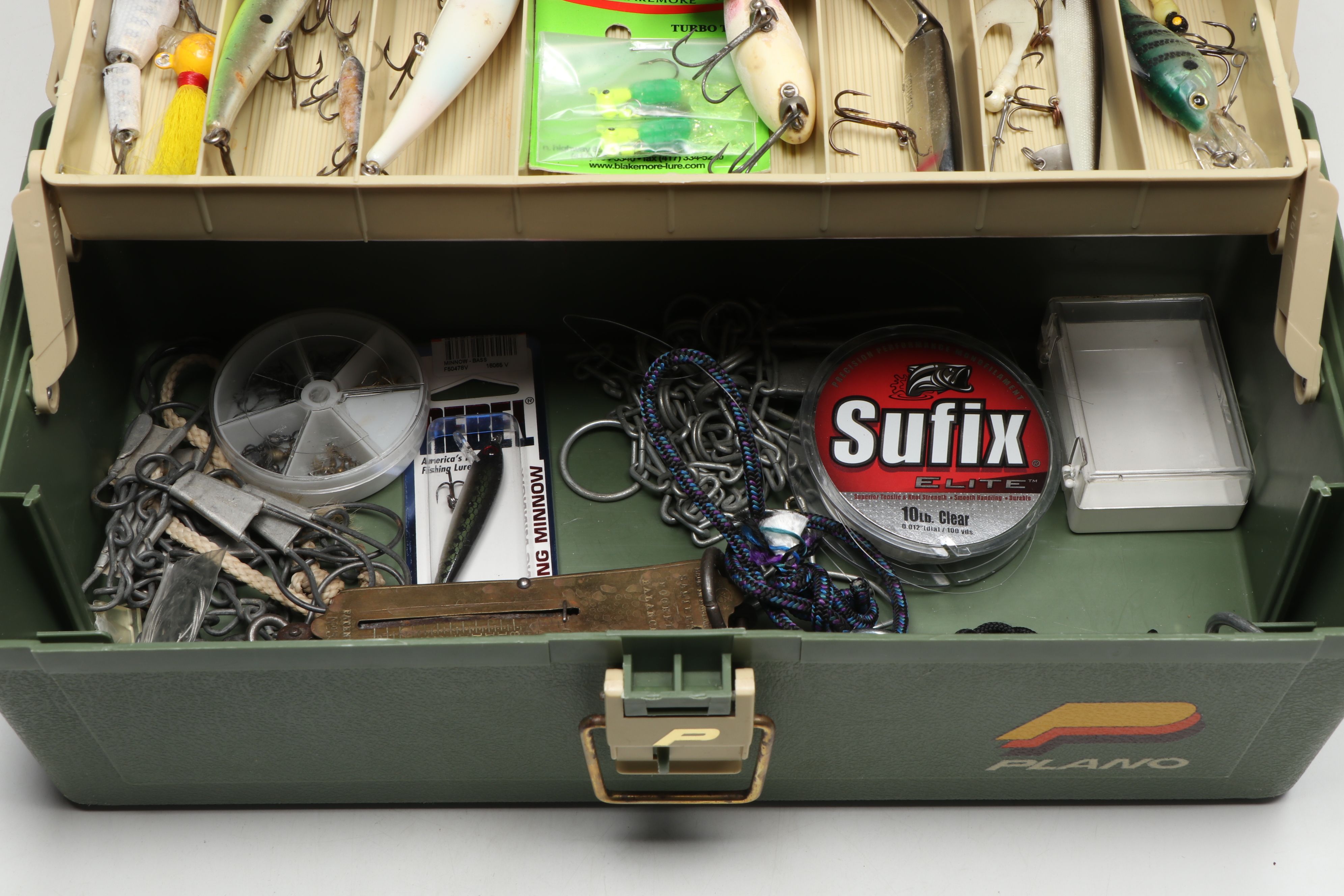 Plano Fishing Tackle Boxes with Lures, Pocket Balances, and More Accessories