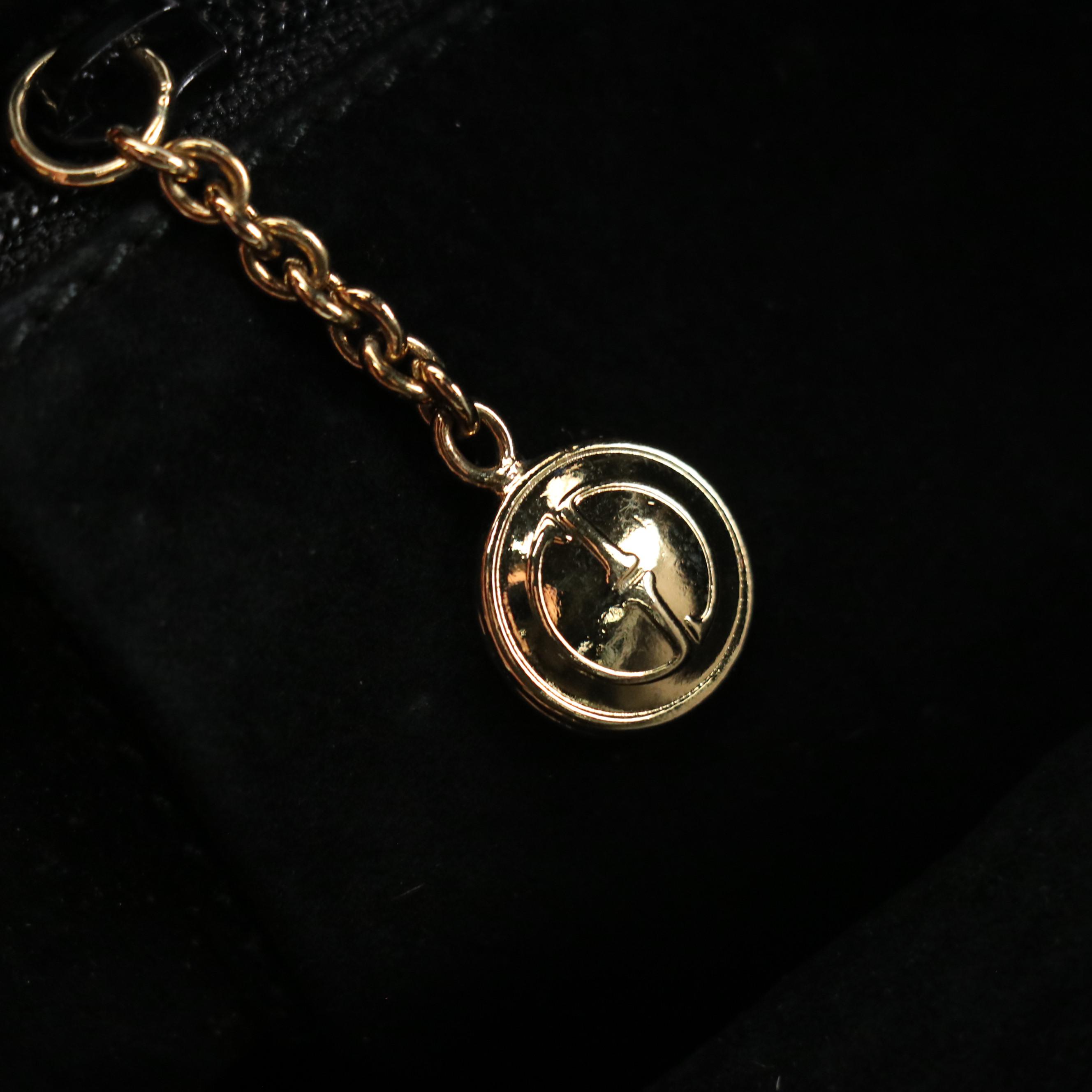 Gucci Single G Shoulder Bag in Black Suede with Leather Trim