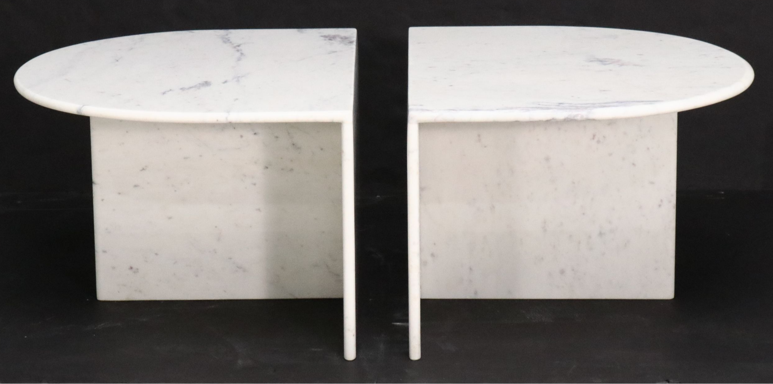 Marble Coffee Table Pair, Late 20th Century