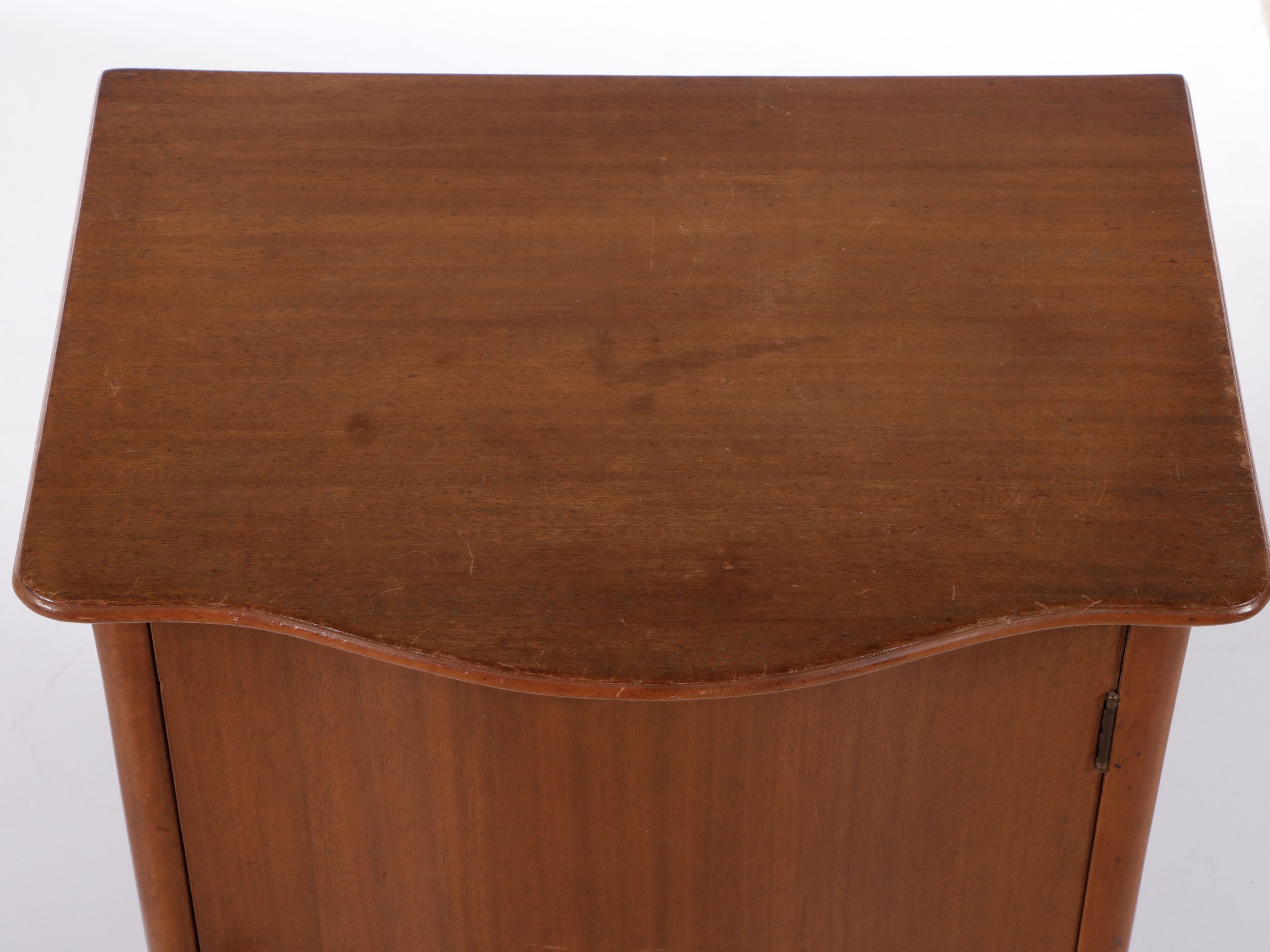 French Provincial Style Mahogany Sheet Music Cabinet, Early 20th Century