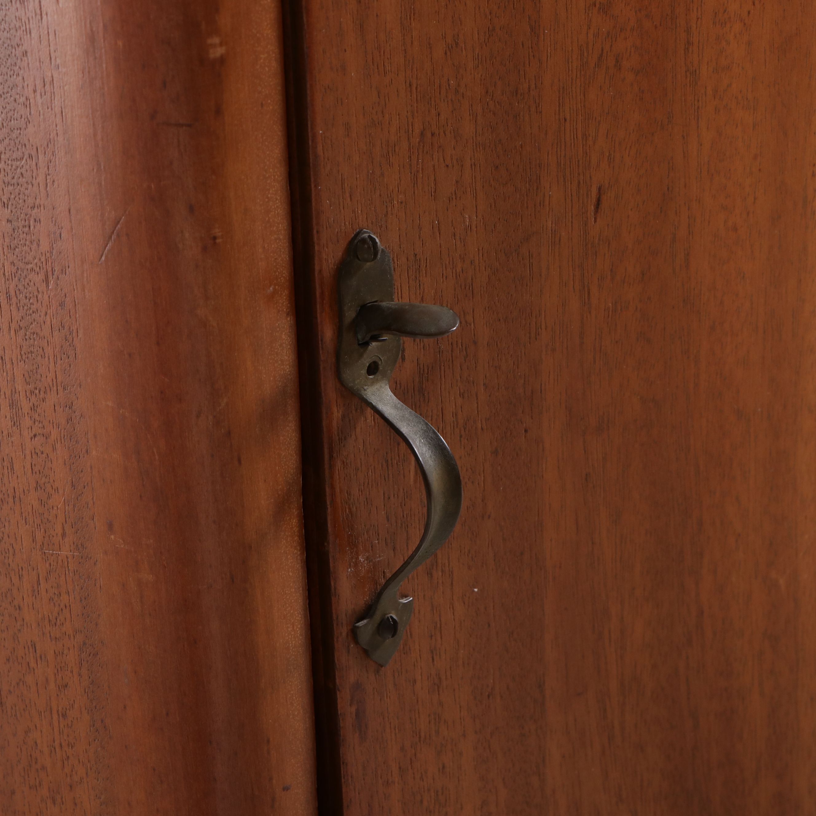 French Provincial Style Mahogany Sheet Music Cabinet, Early 20th Century