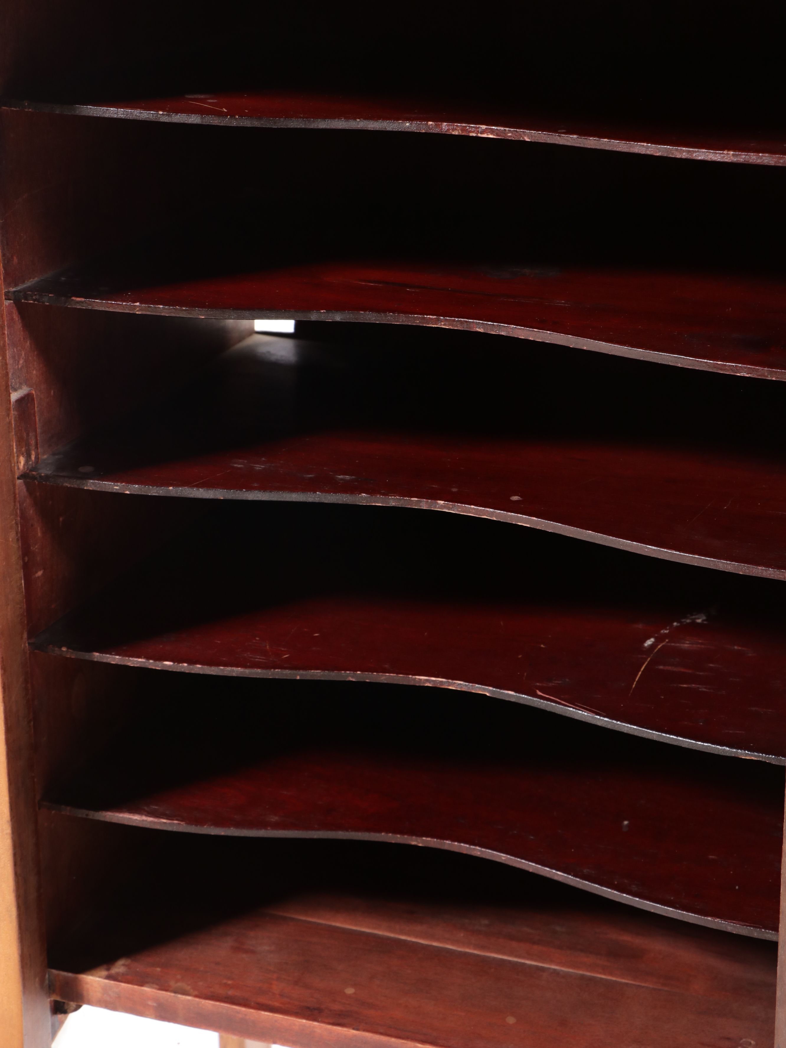 French Provincial Style Mahogany Sheet Music Cabinet, Early 20th Century