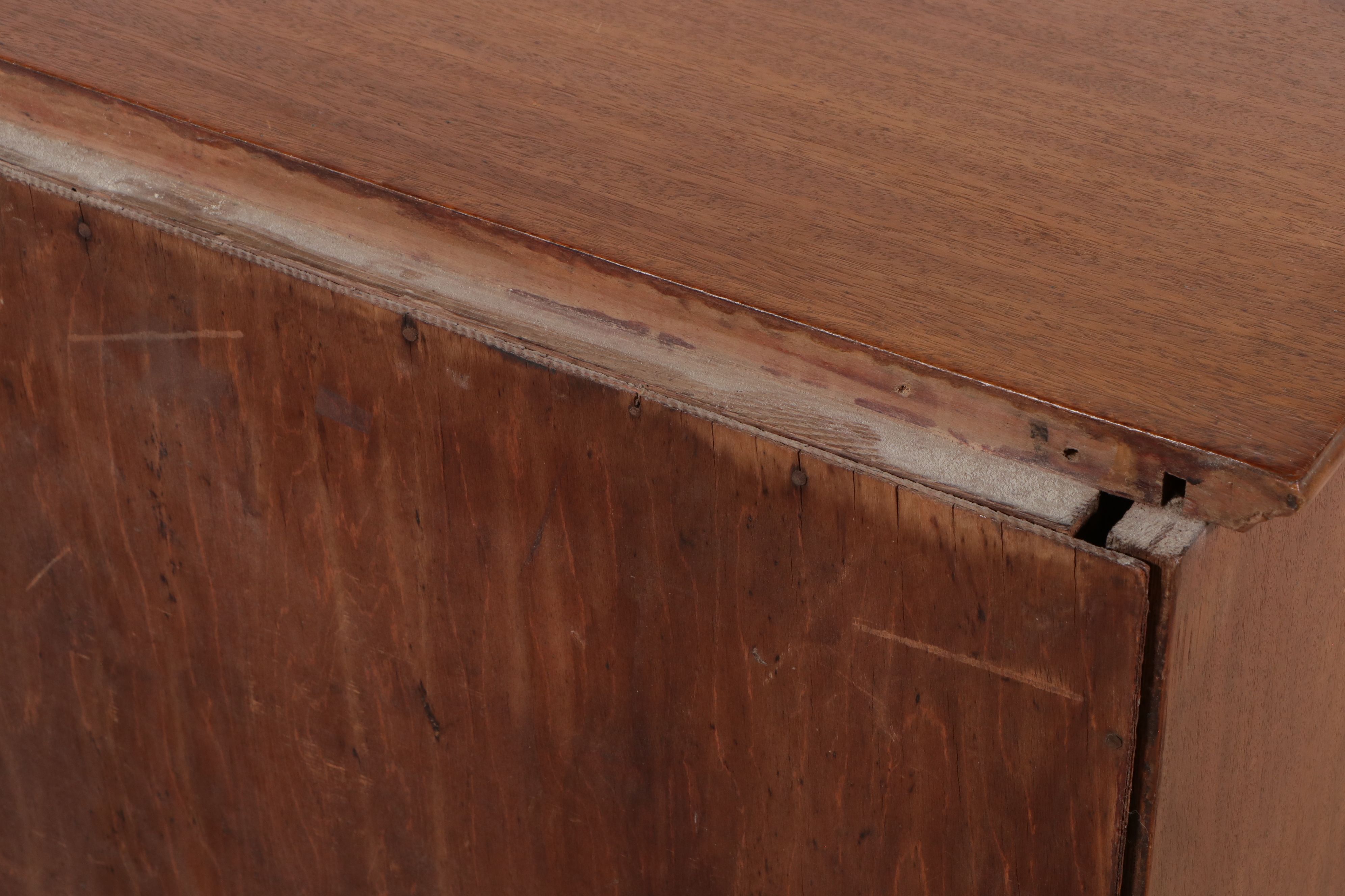 French Provincial Style Mahogany Sheet Music Cabinet, Early 20th Century