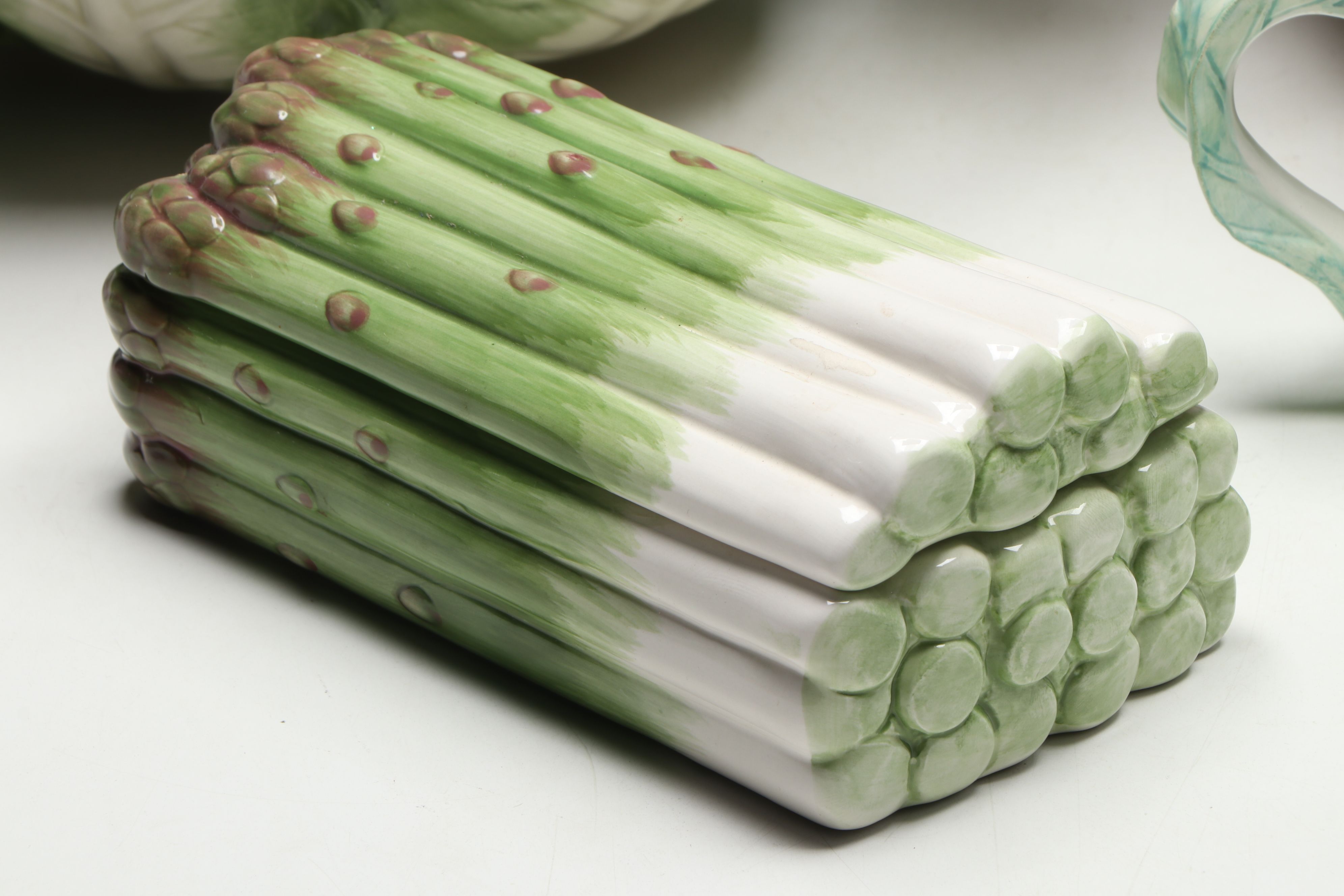 Fitz & Floyd Majolica Porcelain Soup Tureen, Serving Bowl, and More Tableware