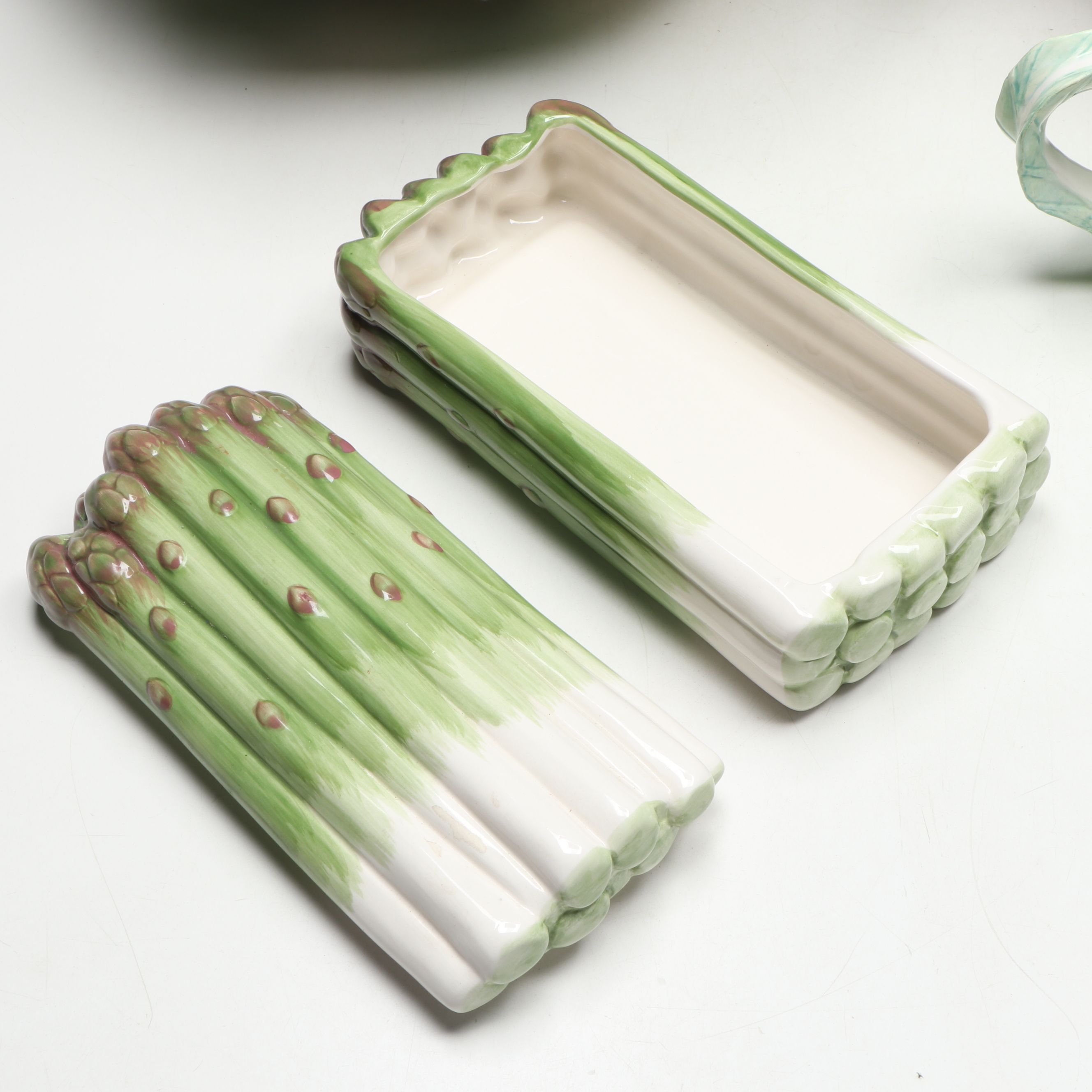 Fitz & Floyd Majolica Porcelain Soup Tureen, Serving Bowl, and More Tableware