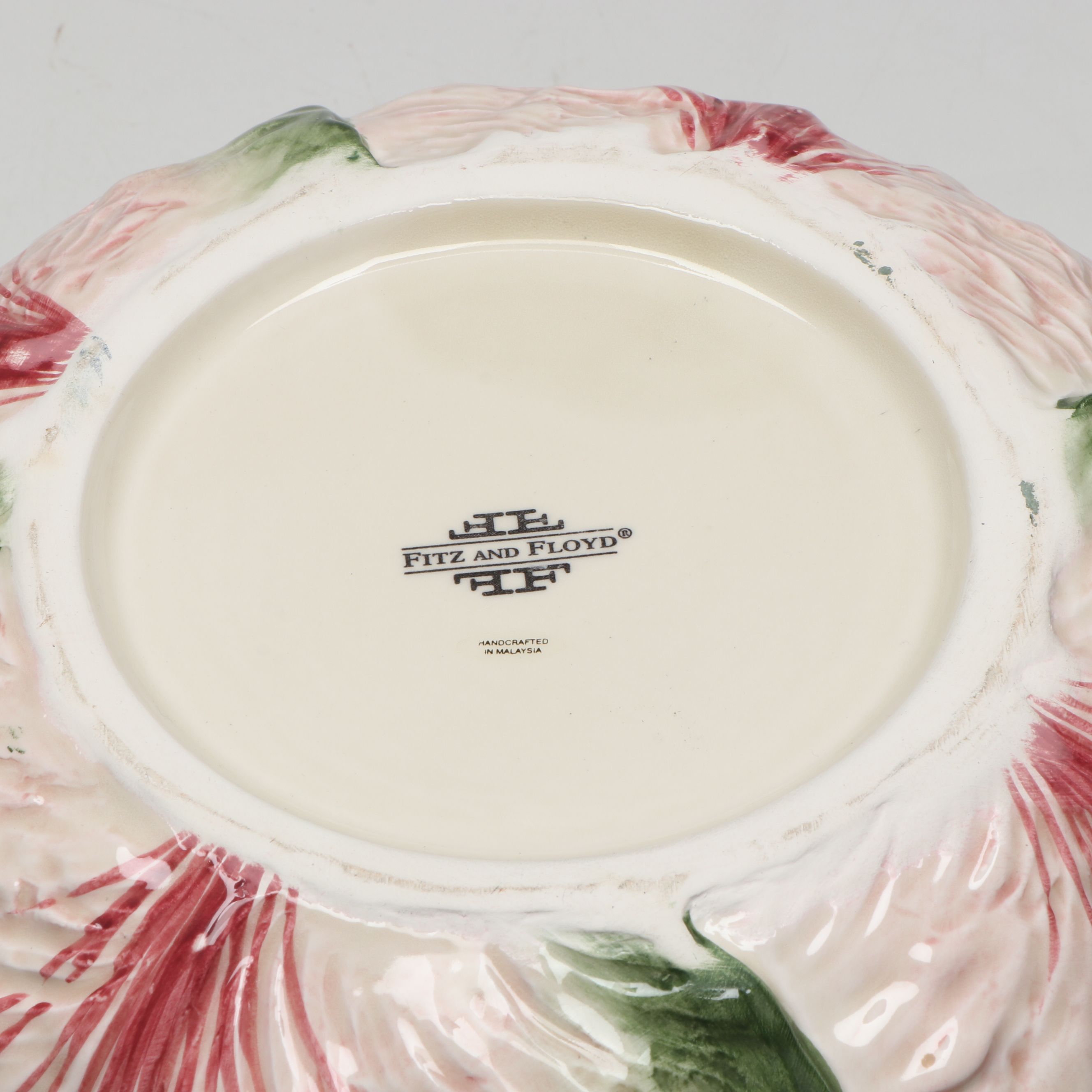 Fitz & Floyd Majolica Porcelain Soup Tureen, Serving Bowl, and More Tableware