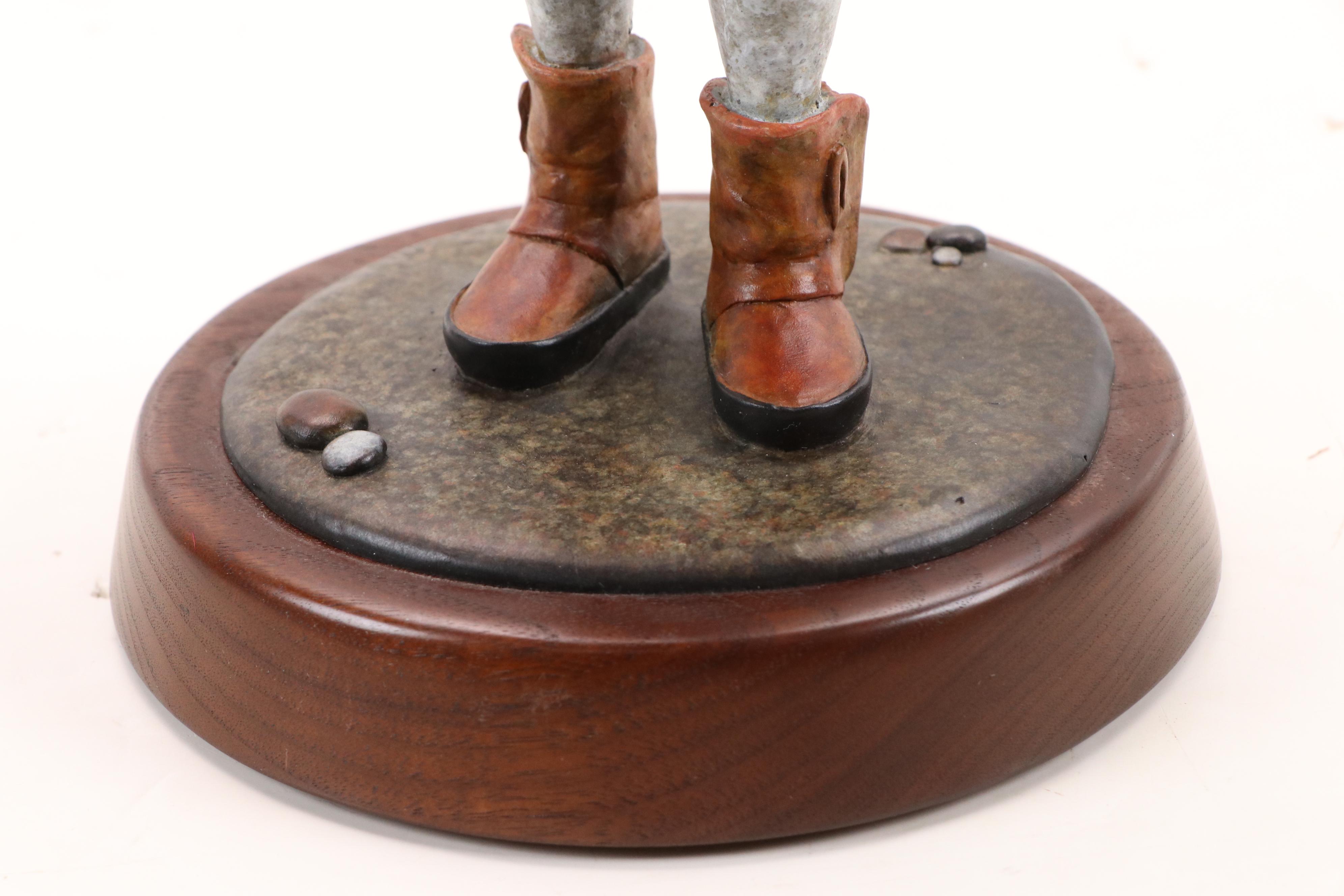 Joe Cajero Jr. Bronze Statue of Koshare Pueblo Clown