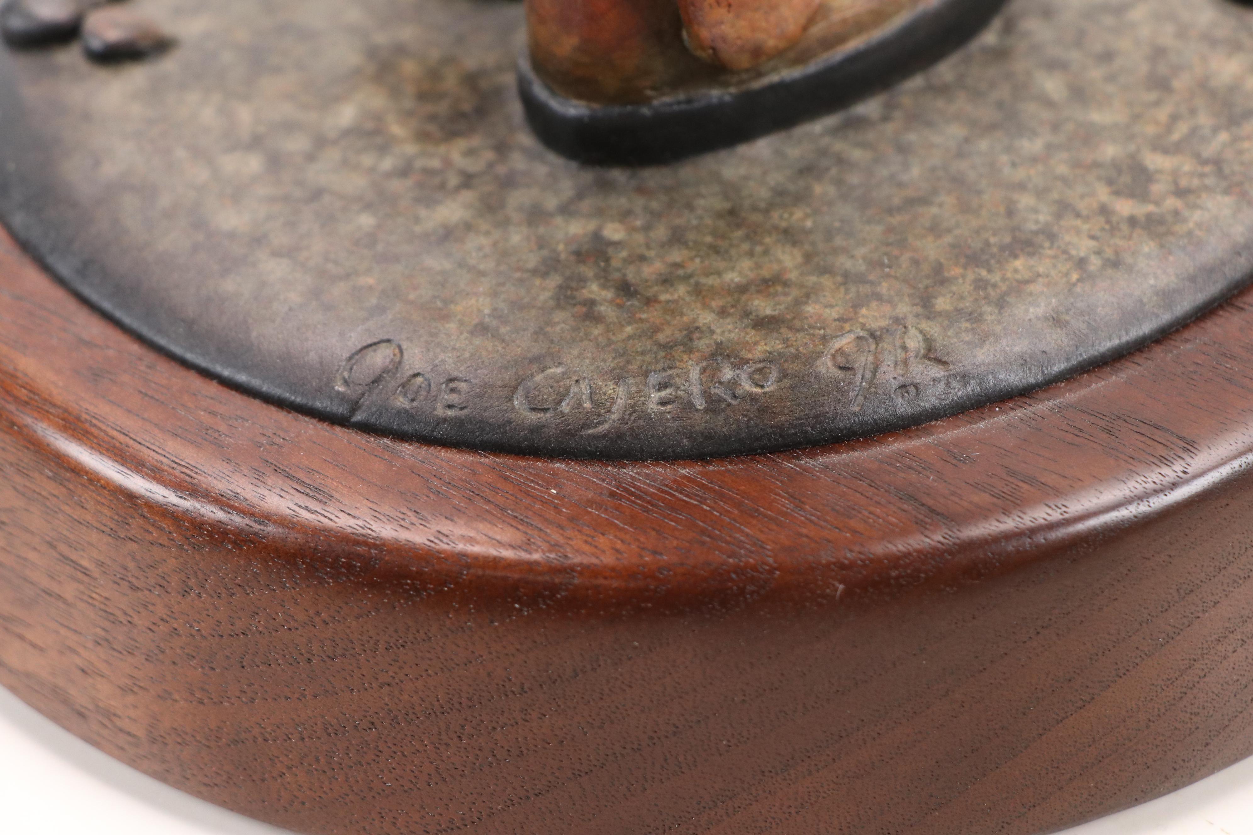 Joe Cajero Jr. Bronze Statue of Koshare Pueblo Clown