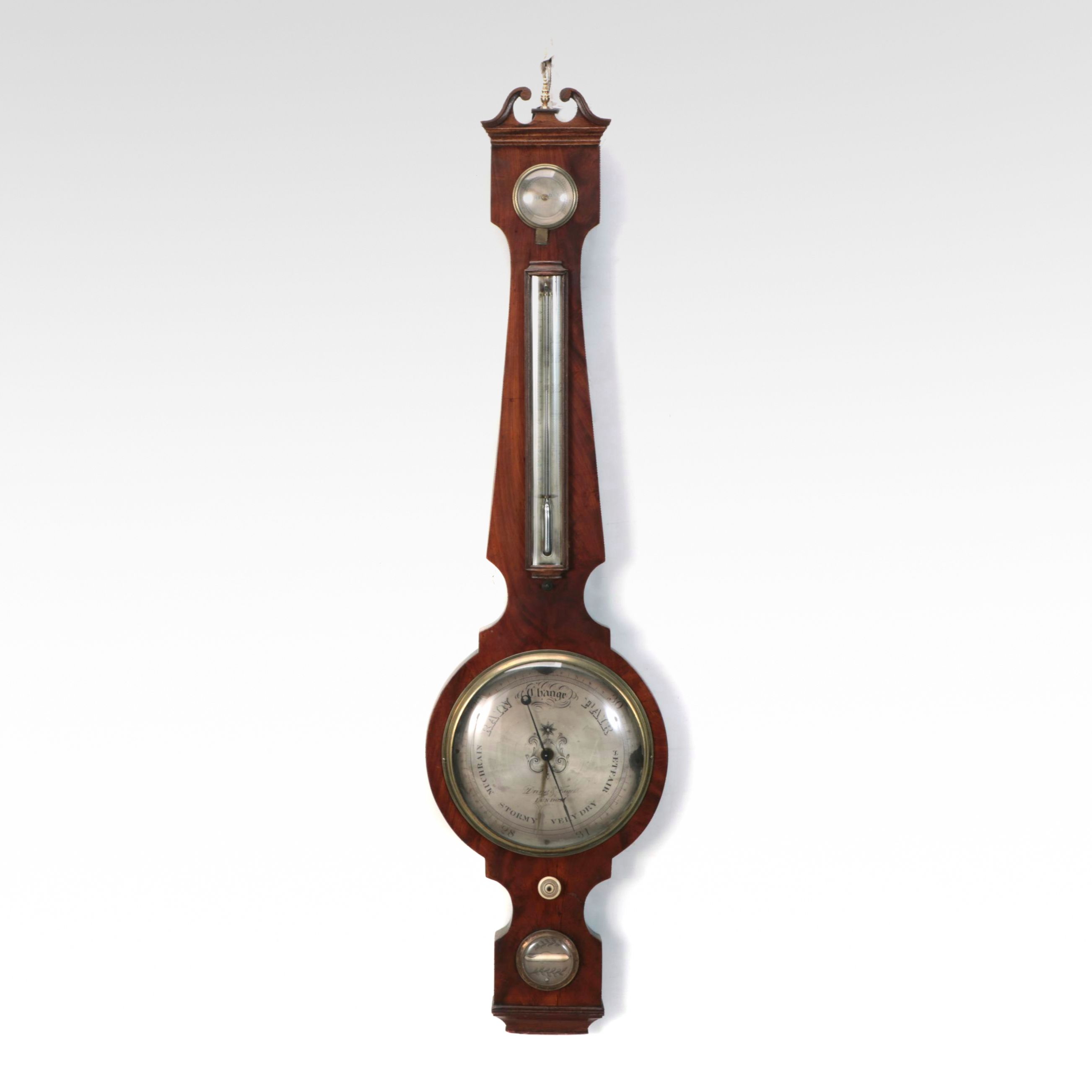 Dring & Fage Victorian Style Wood Wall Barometer