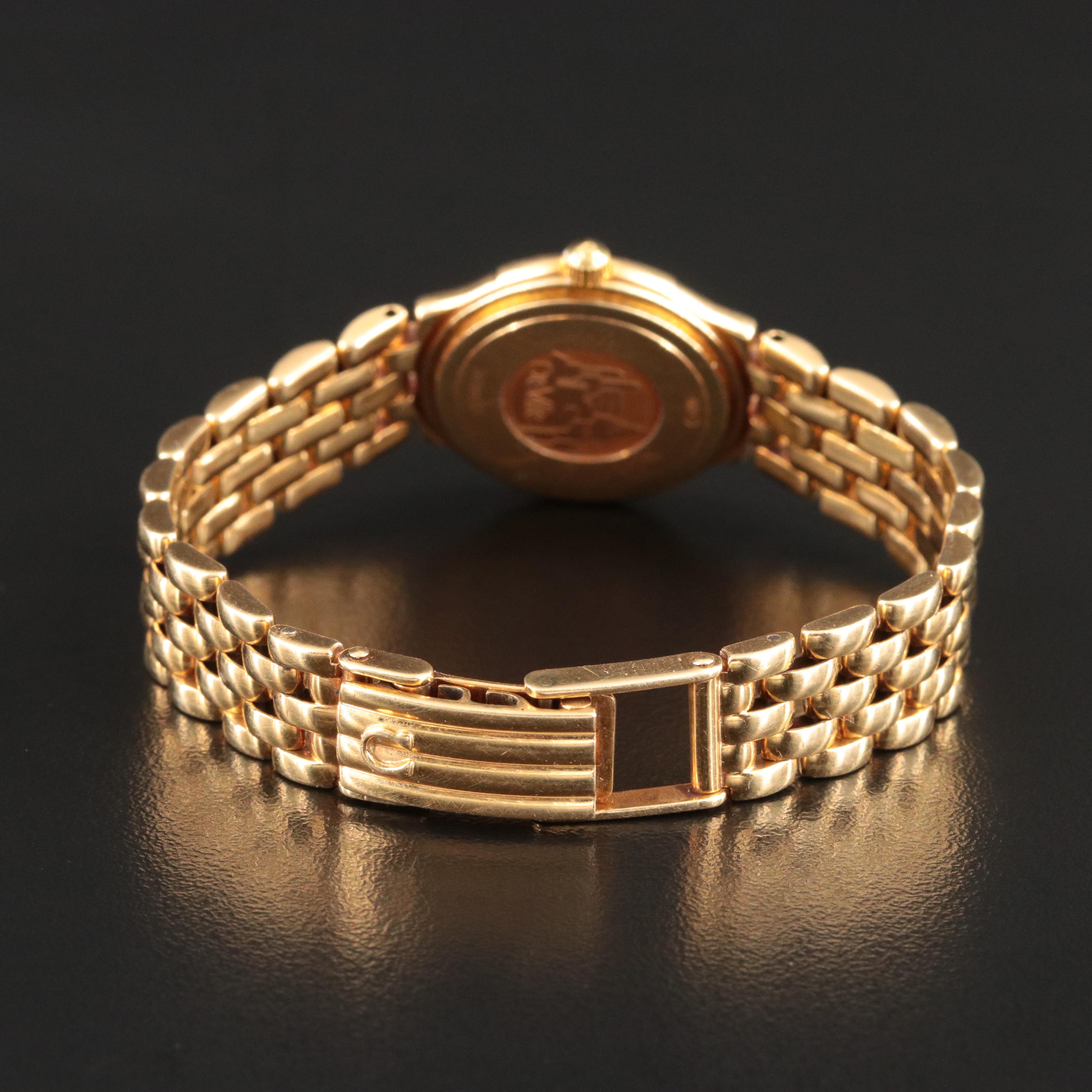 Omega DeVille Vasarely 18K Diamond Watch