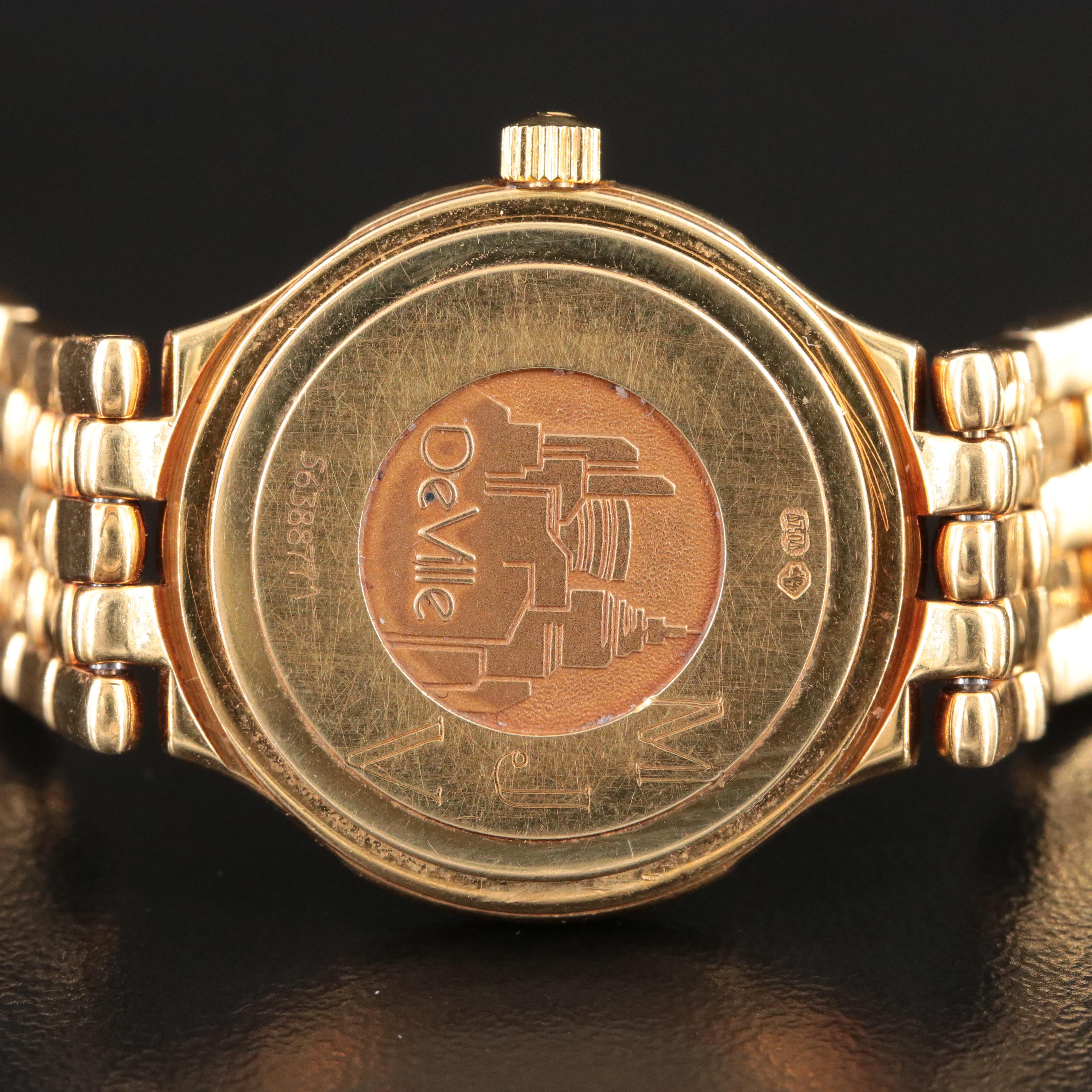 Omega DeVille Vasarely 18K Diamond Watch