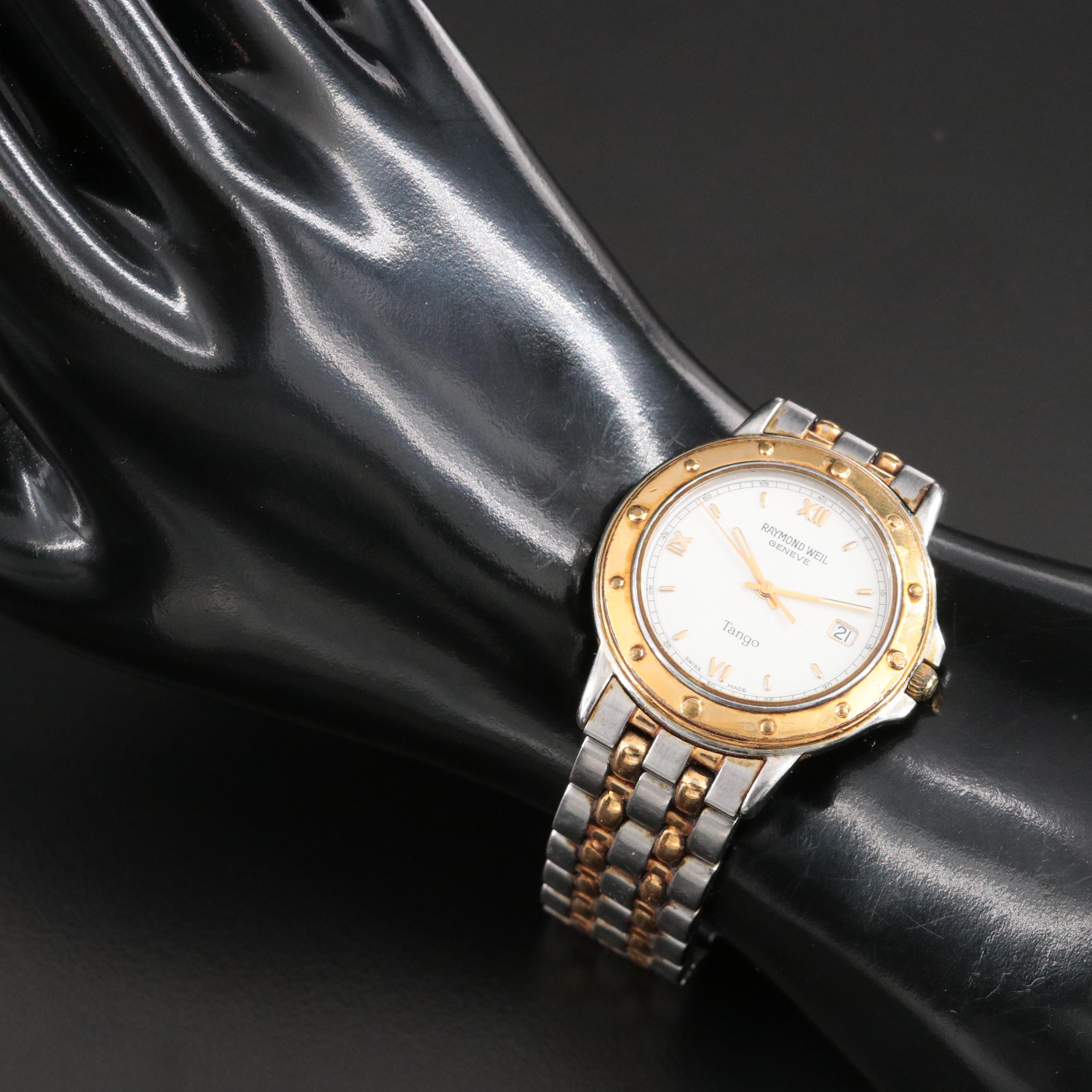 Raymond Weil Tango Collection Two-Tone Swiss Quartz Watch 5560