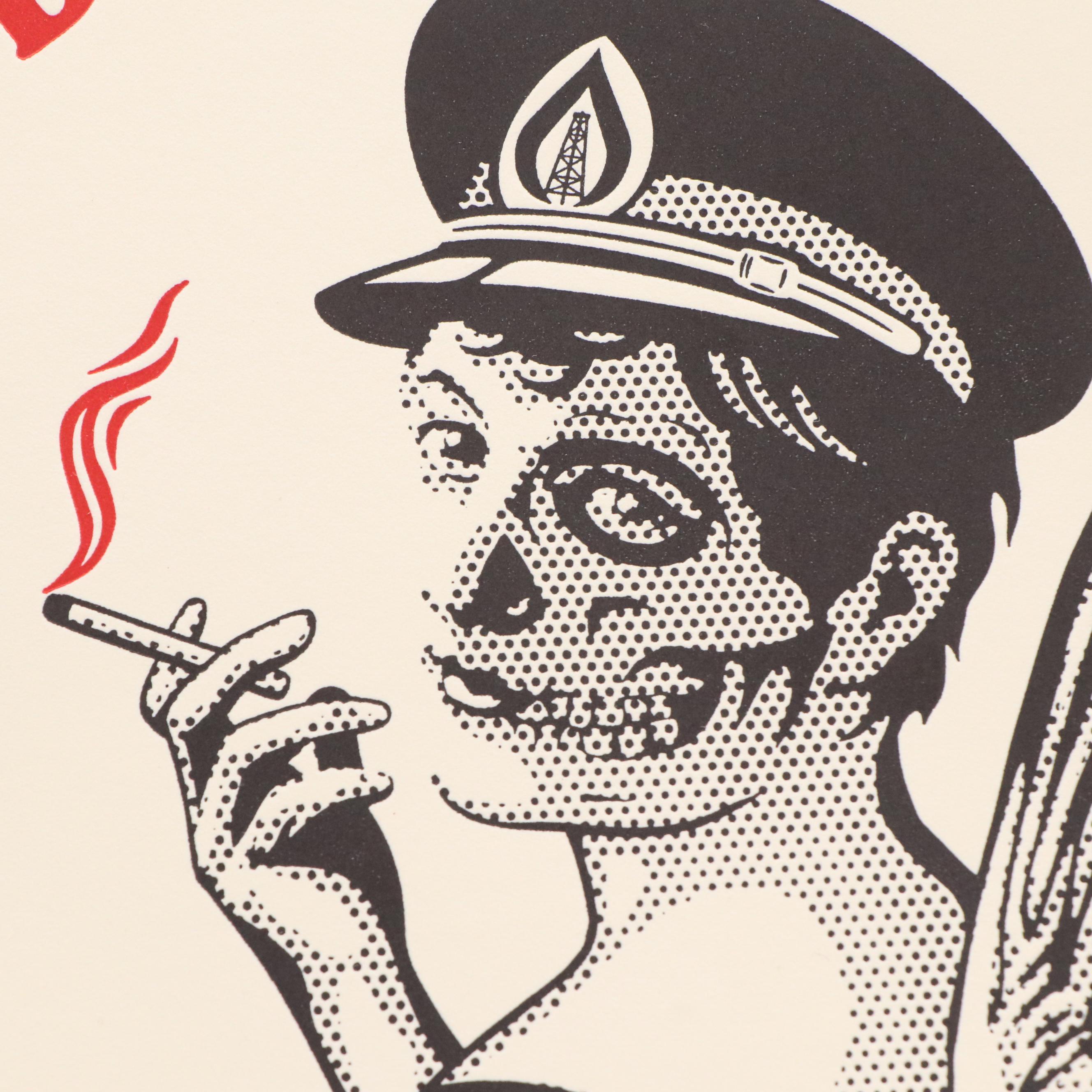 Shepard Fairey Serigraph "Burn Baby Burn"