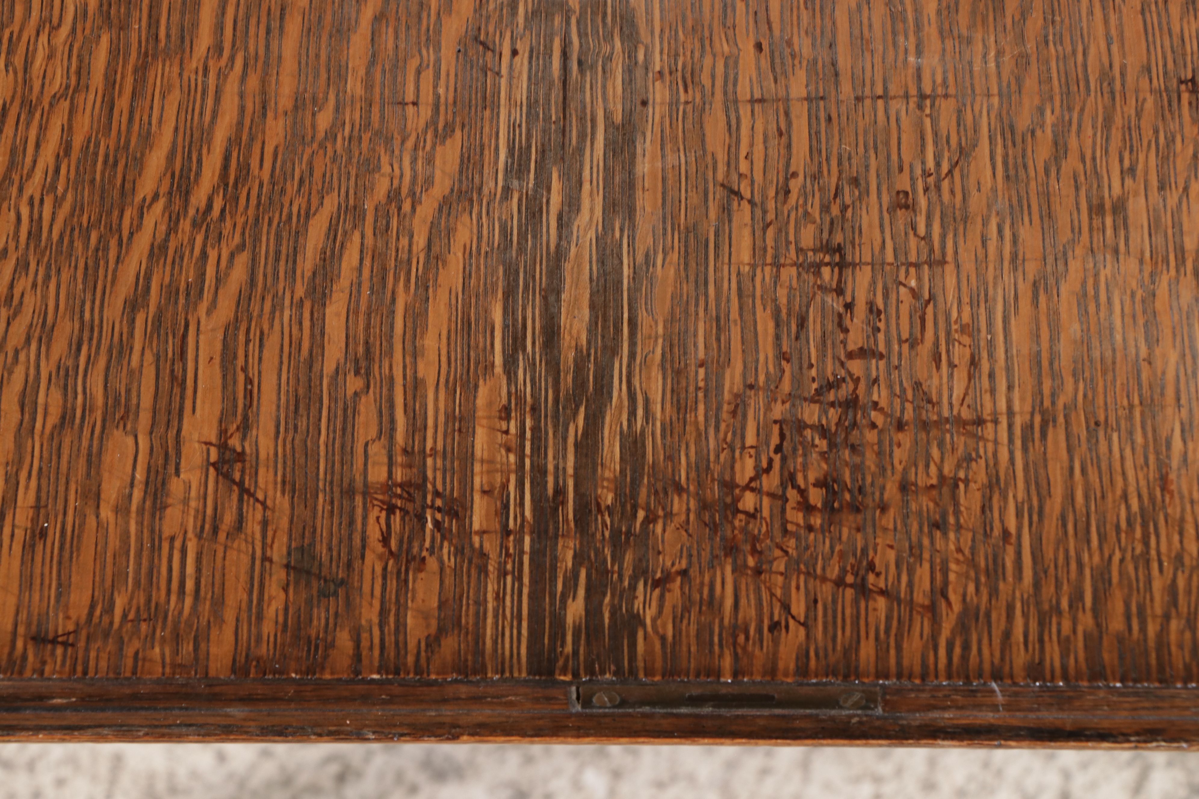 Oak Slant Front Writing Desk, Early 20th Century