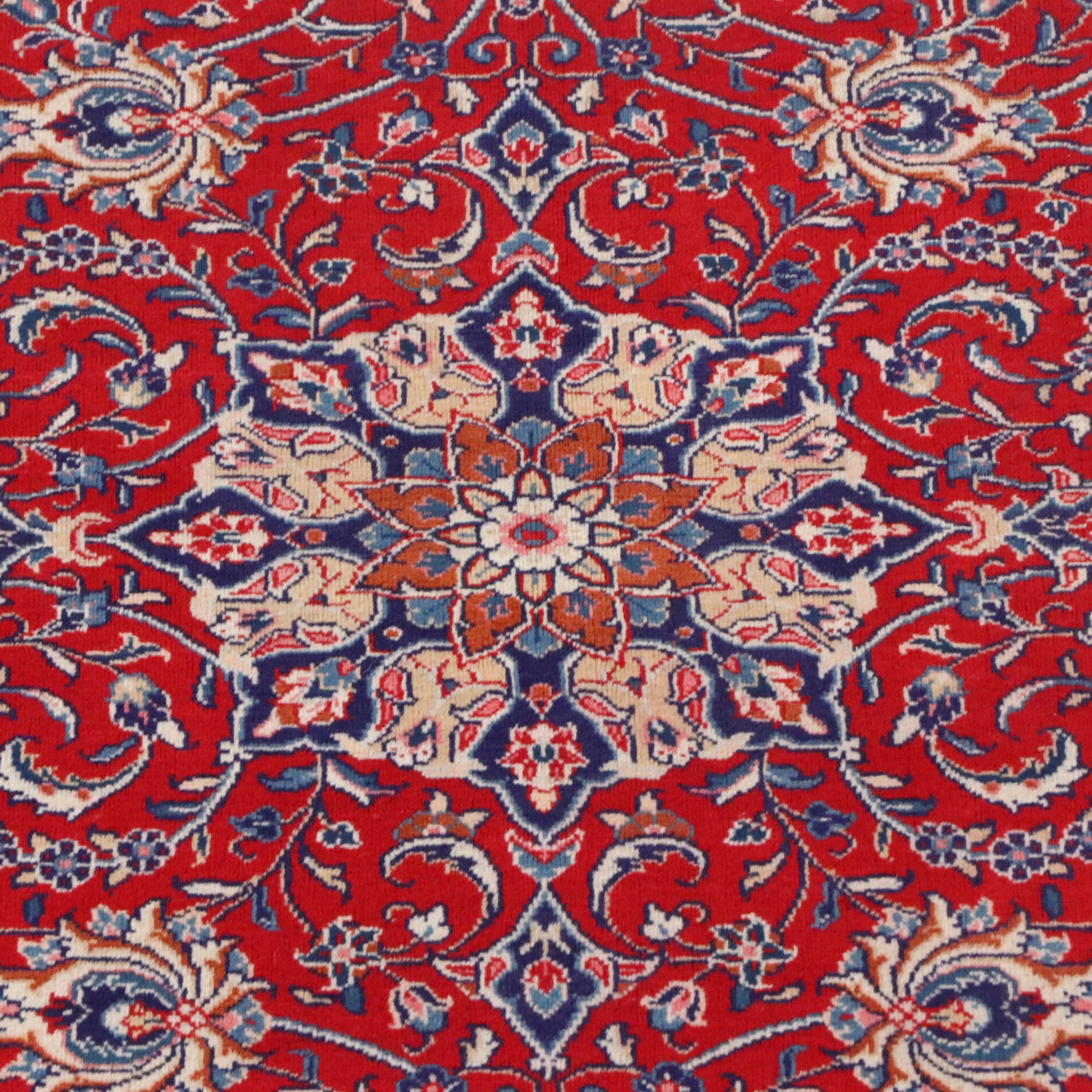 4'6 x 7' Hand-Knotted Persian Mahal Area Rug