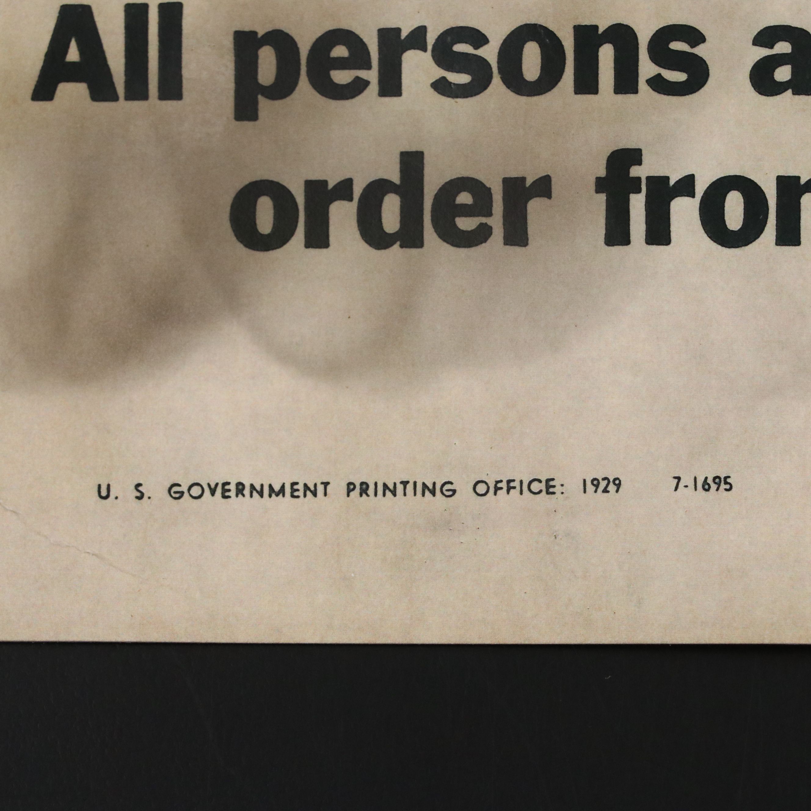 Prohibition Style Whisky Prescription Form with Reproduction Sign