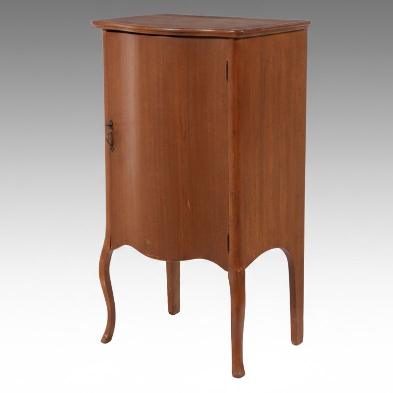 French Provincial Style Mahogany Sheet Music Cabinet, Early 20th Century