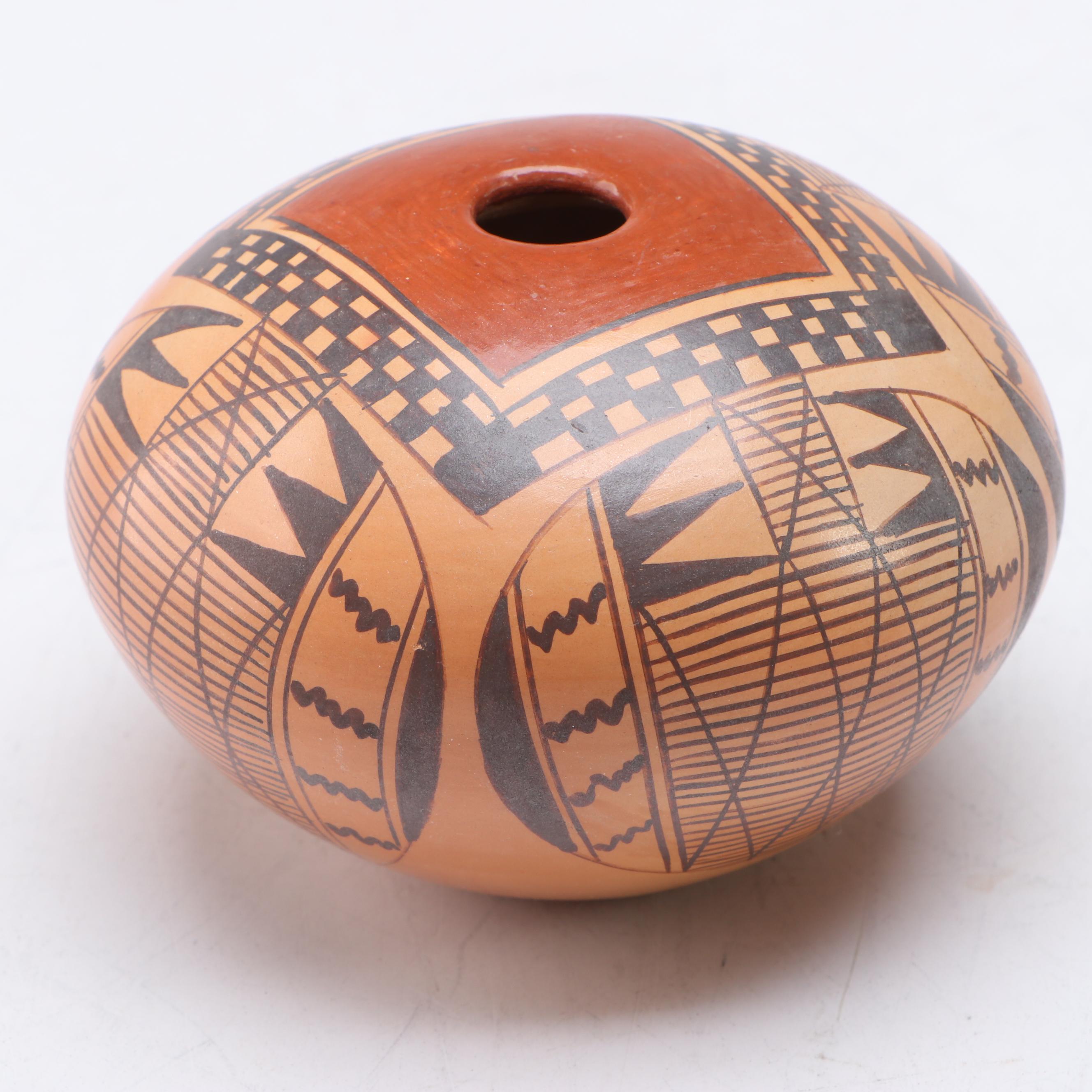 Vernida Polacca Nampeyo Hopi Pueblo Polychrome Seed Pot