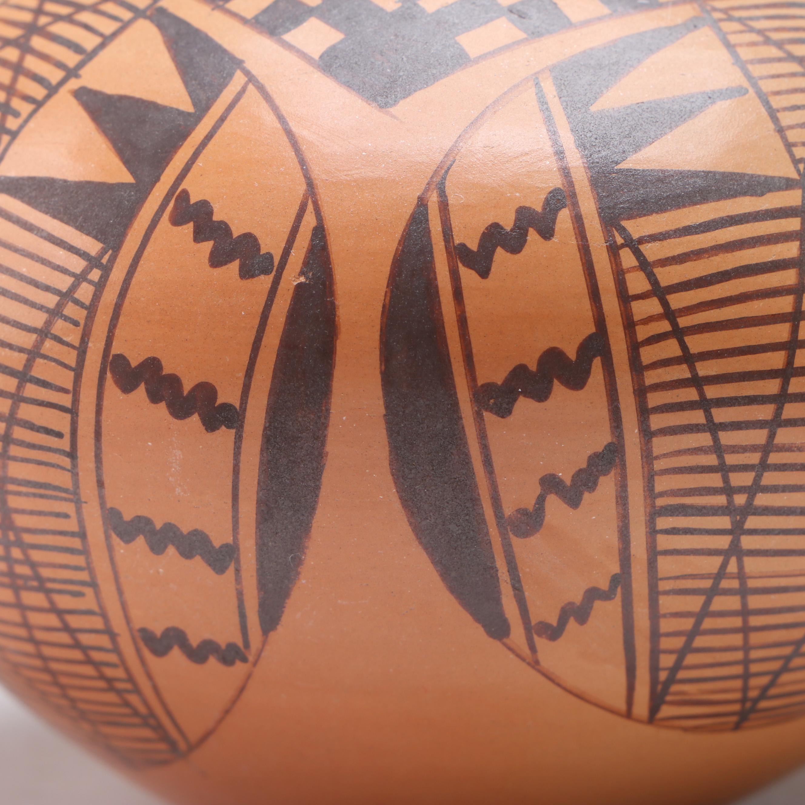 Vernida Polacca Nampeyo Hopi Pueblo Polychrome Seed Pot