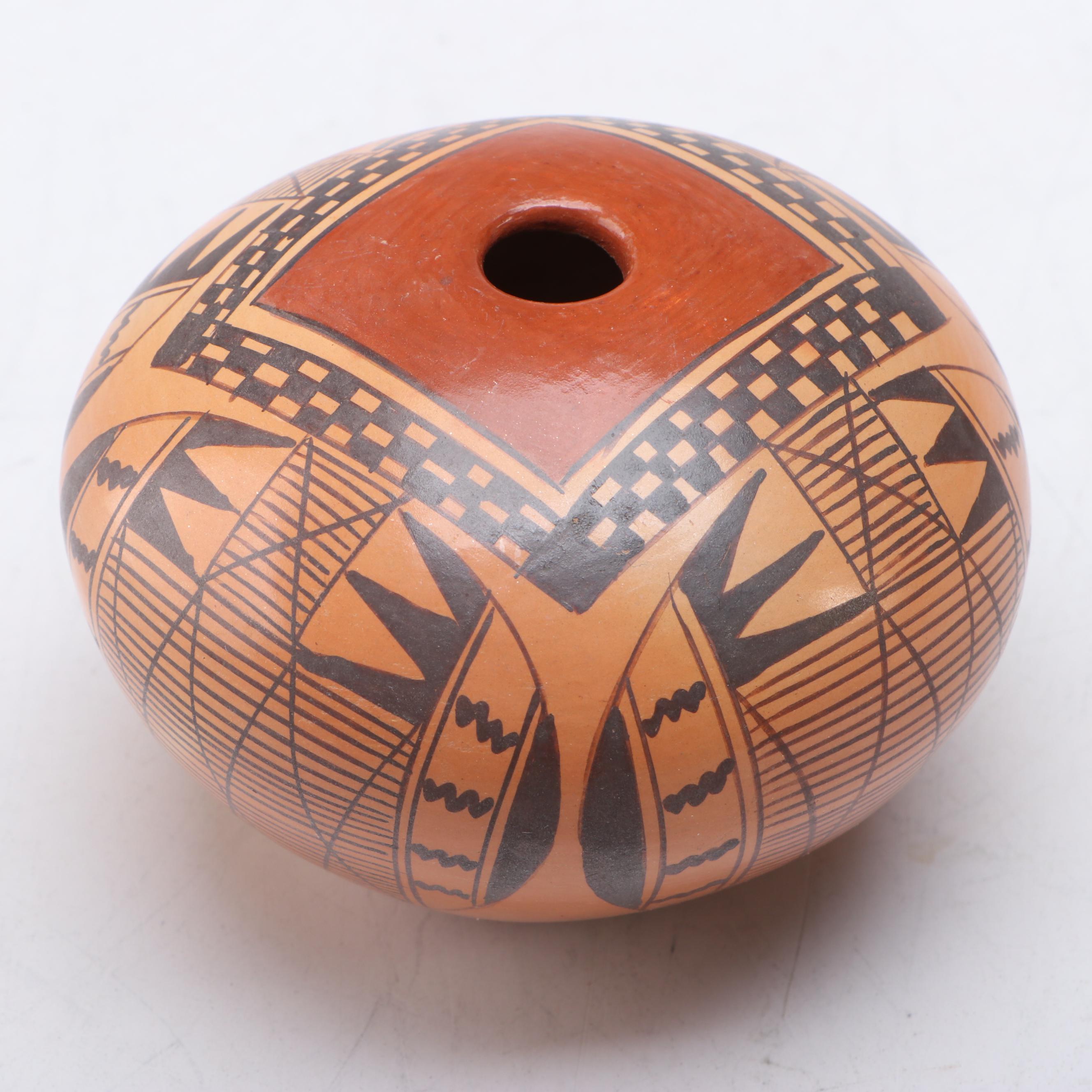 Vernida Polacca Nampeyo Hopi Pueblo Polychrome Seed Pot