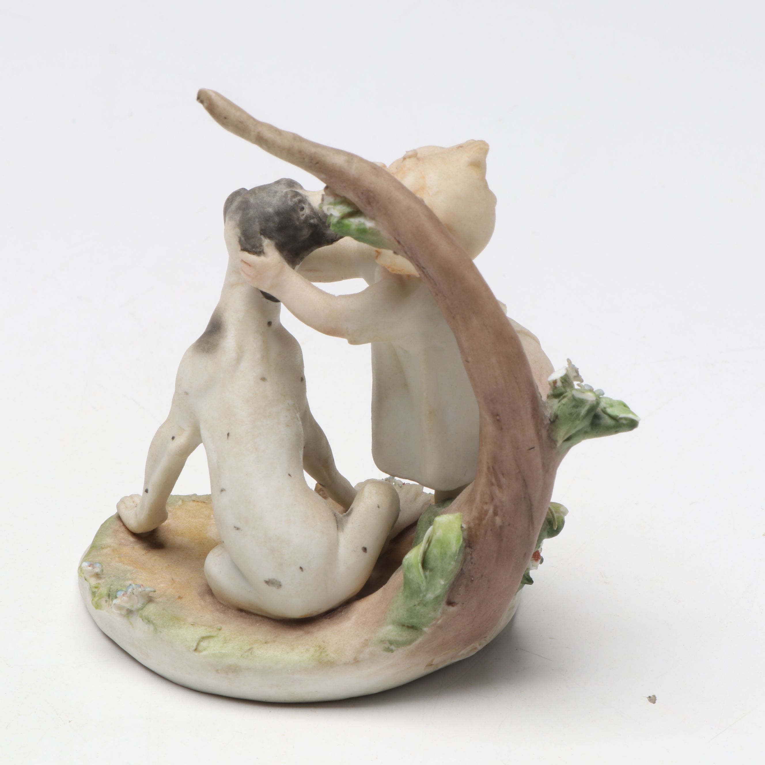 Tiziano Galli and G. Carrè Italian Hand-Painted Porcelain Figures