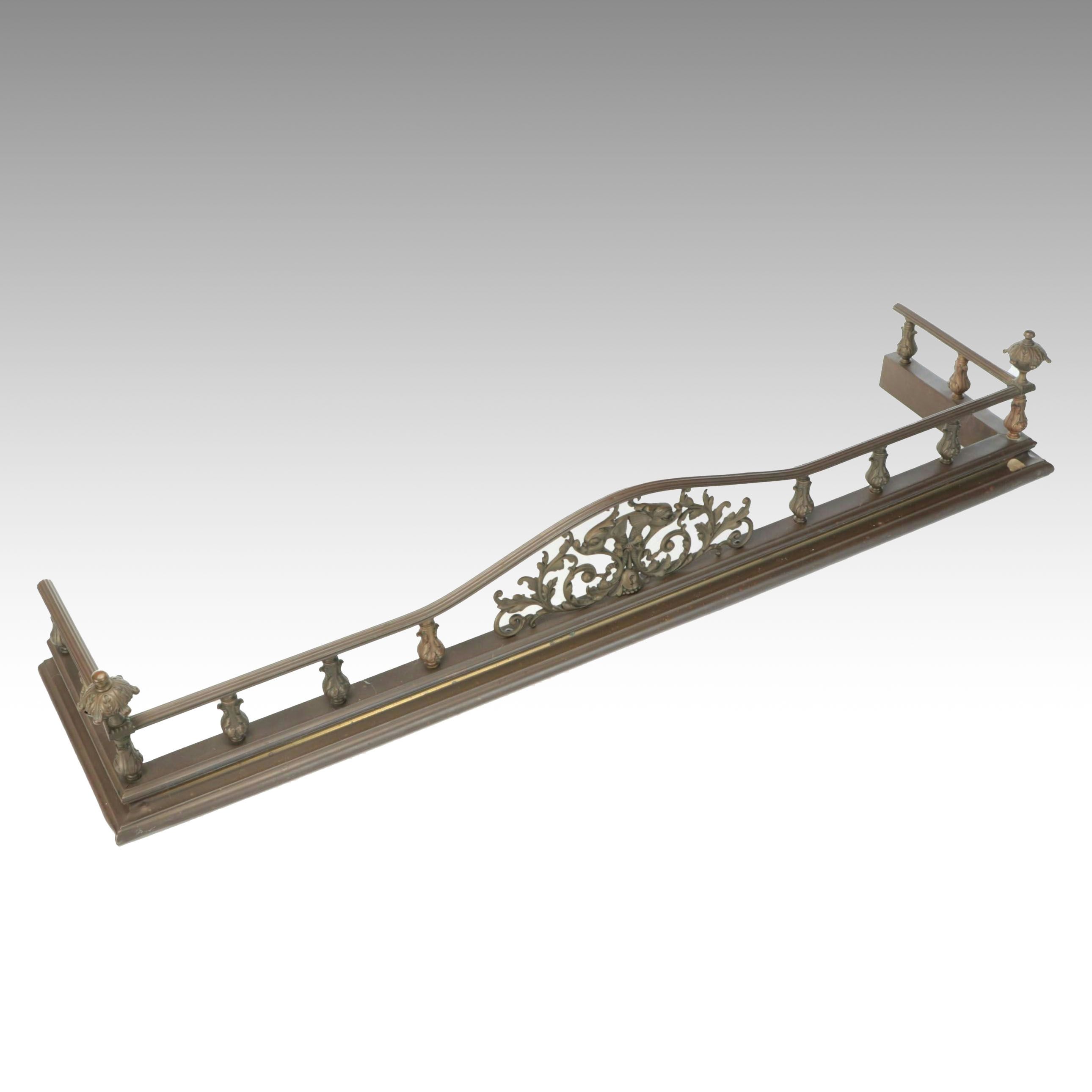 Bronze Veneer Fireplace Fender