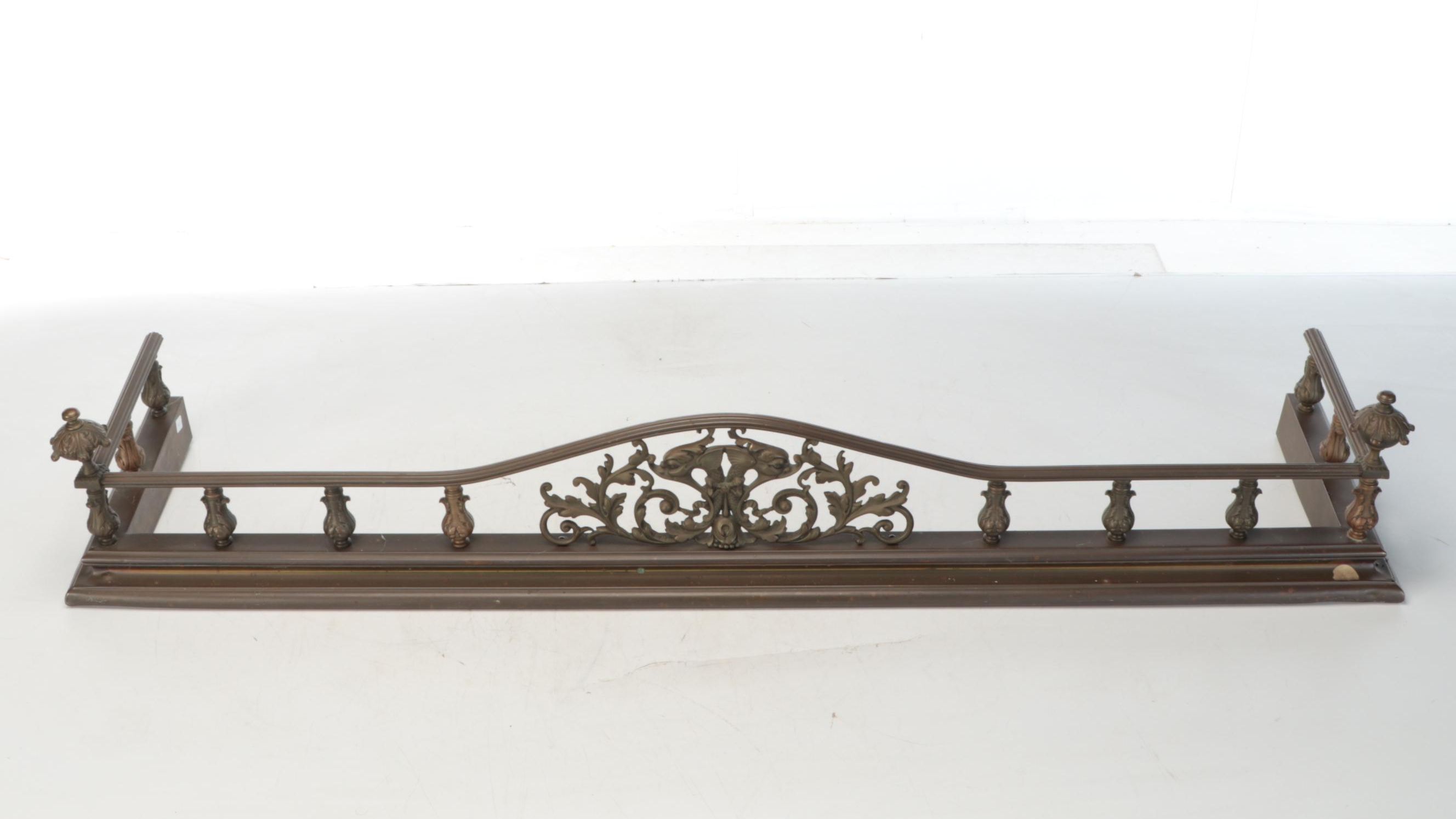 Bronze Veneer Fireplace Fender