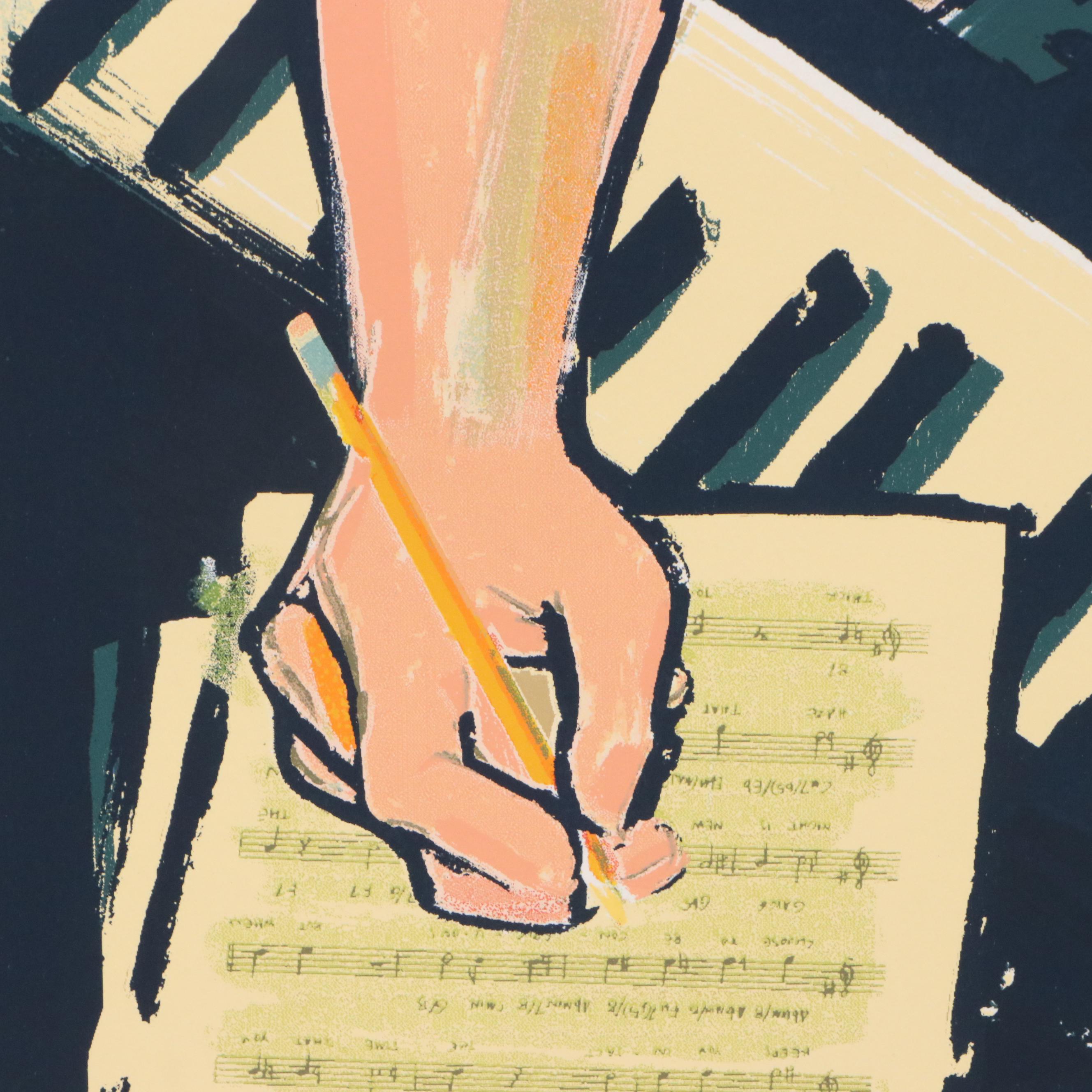 Paul Rogers Screenprint "New Orleans Jazz & Heritage Festival", 2004