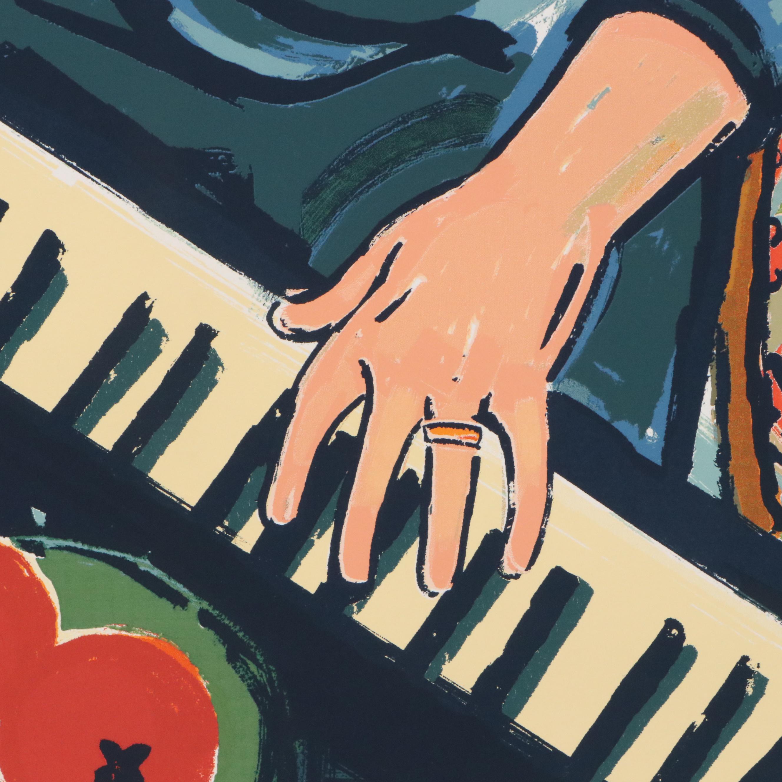 Paul Rogers Screenprint "New Orleans Jazz & Heritage Festival", 2004