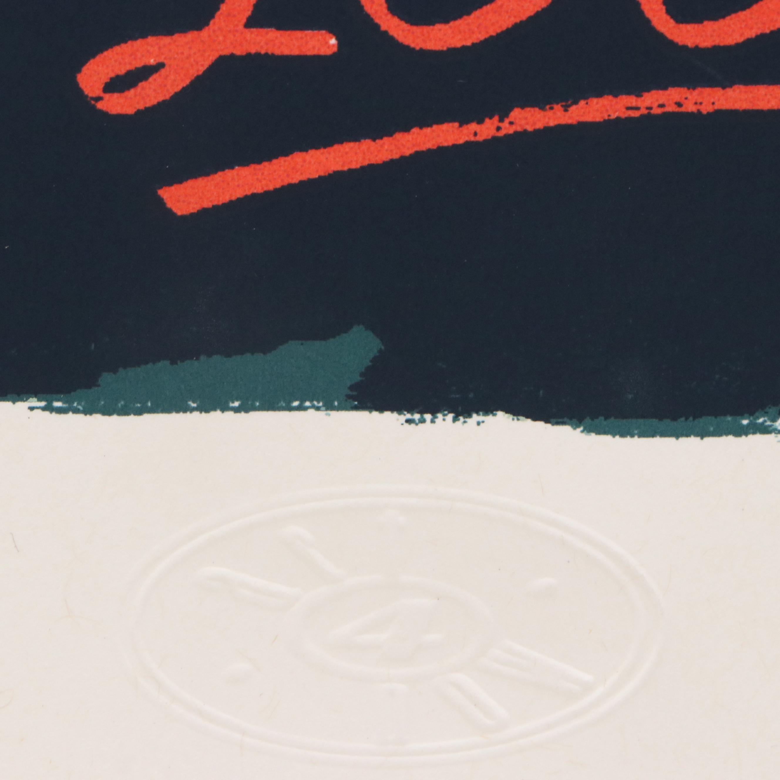 Paul Rogers Screenprint "New Orleans Jazz & Heritage Festival", 2004