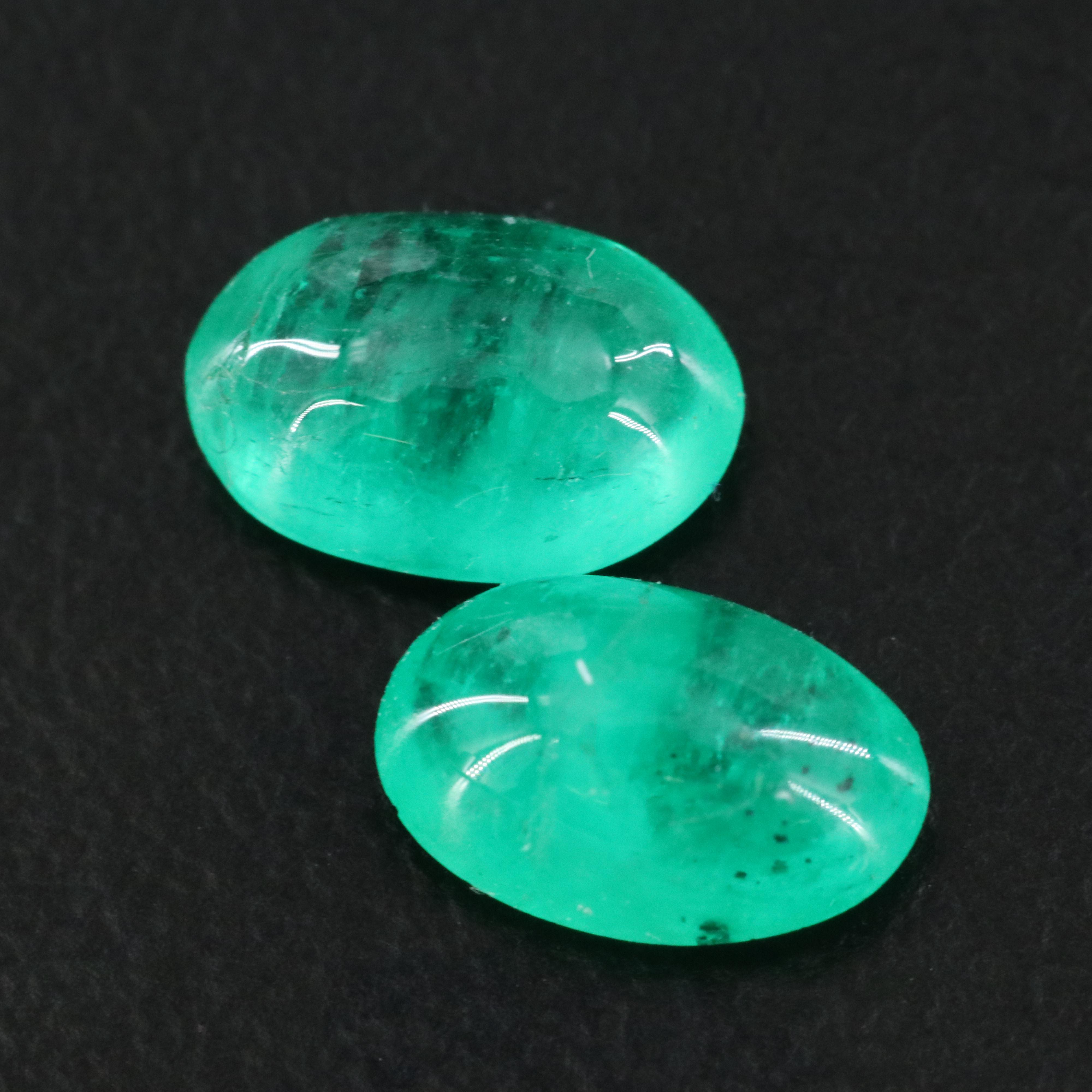 Loose 1.96 CTW Emerald Pair