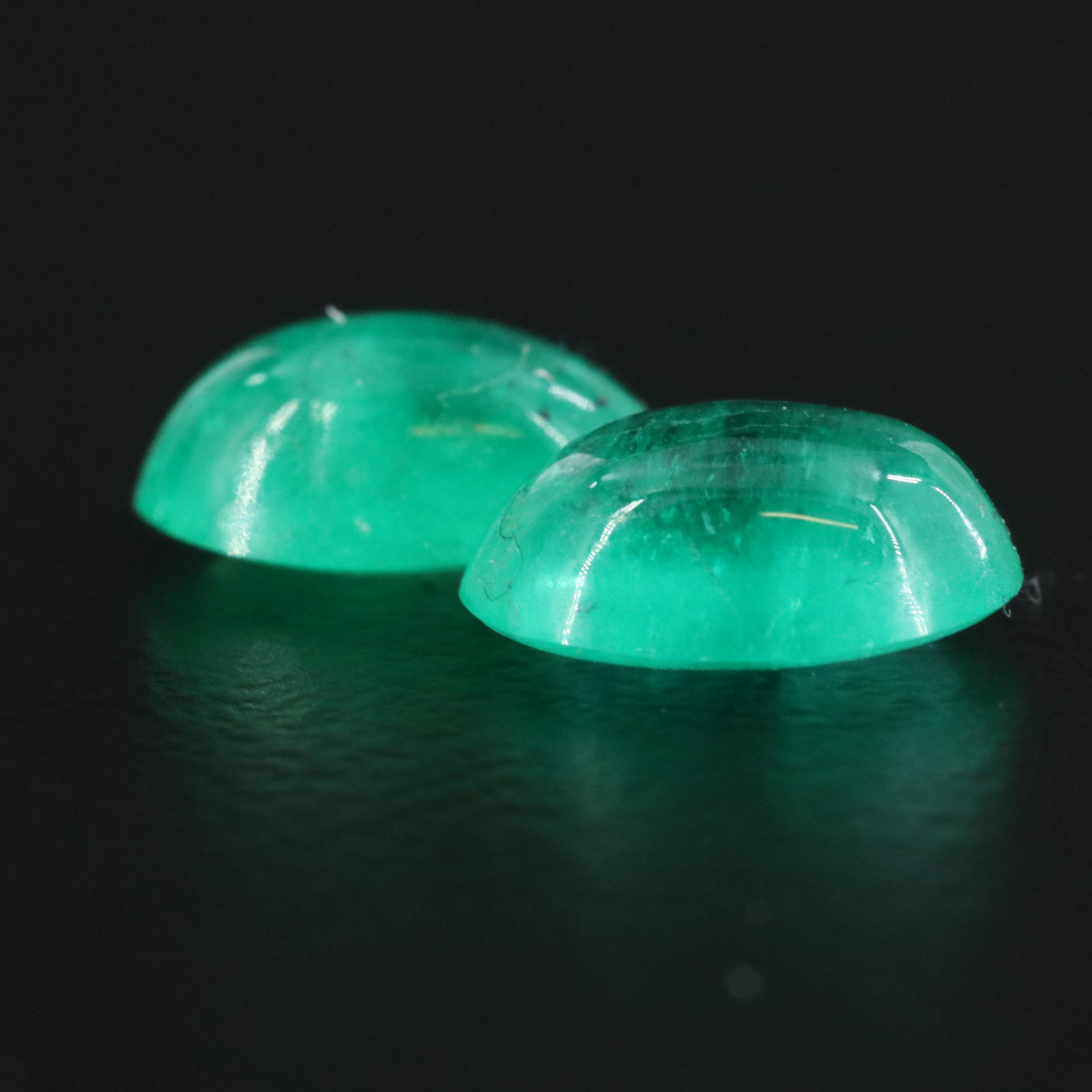 Loose 1.96 CTW Emerald Pair
