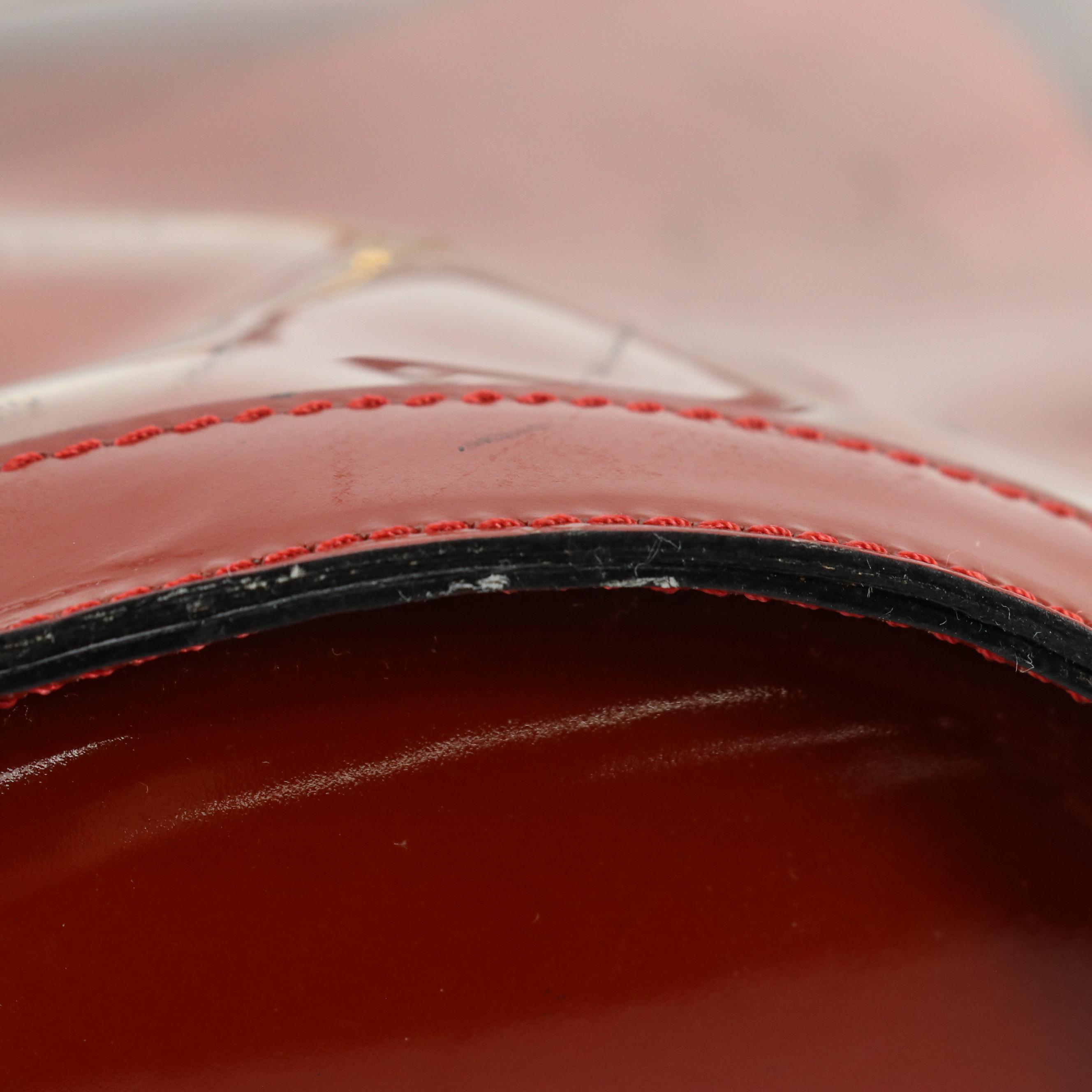 Salvatore Ferragamo 2-in-1 Vinyl Tote and Gancini Clutch Insert