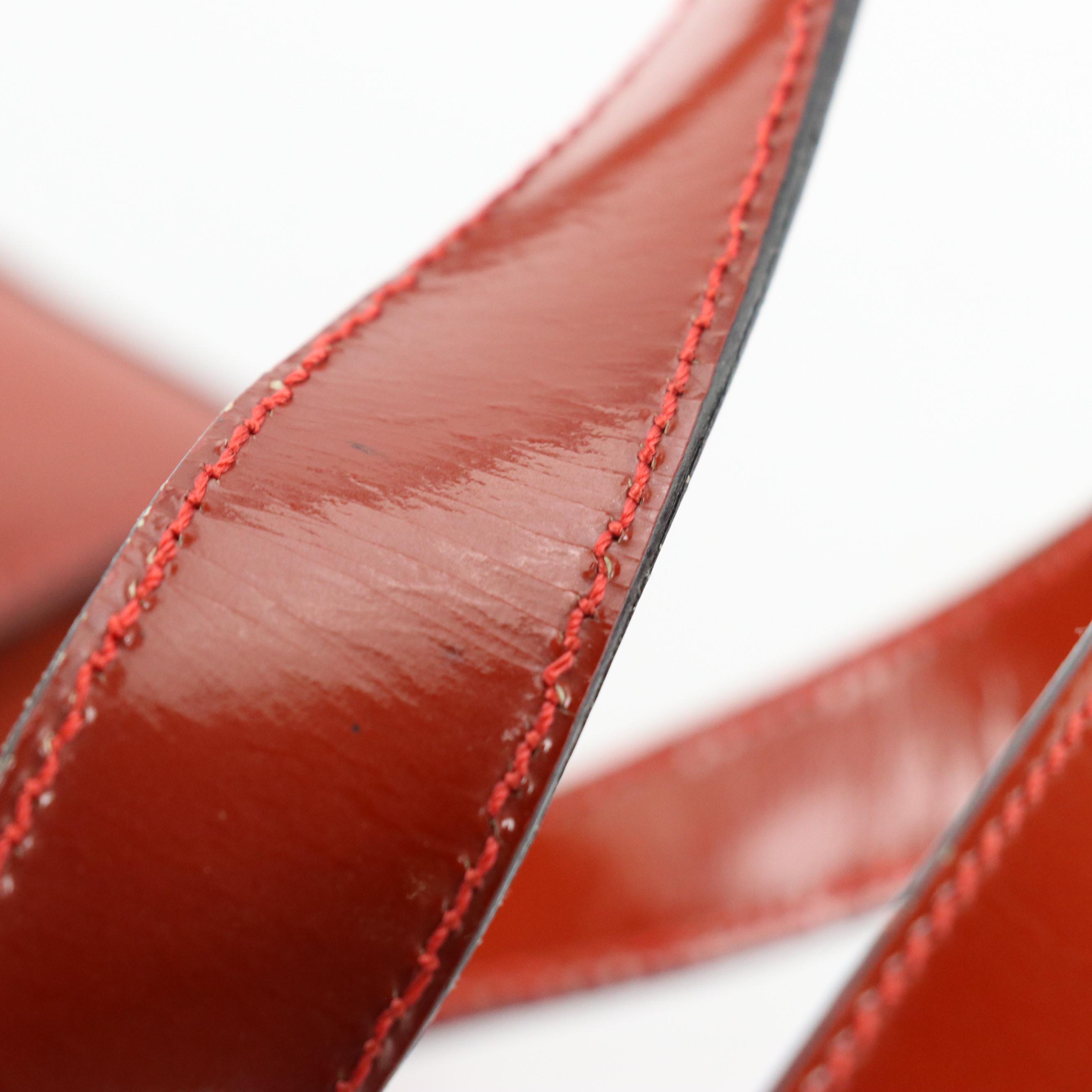 Salvatore Ferragamo 2-in-1 Vinyl Tote and Gancini Clutch Insert