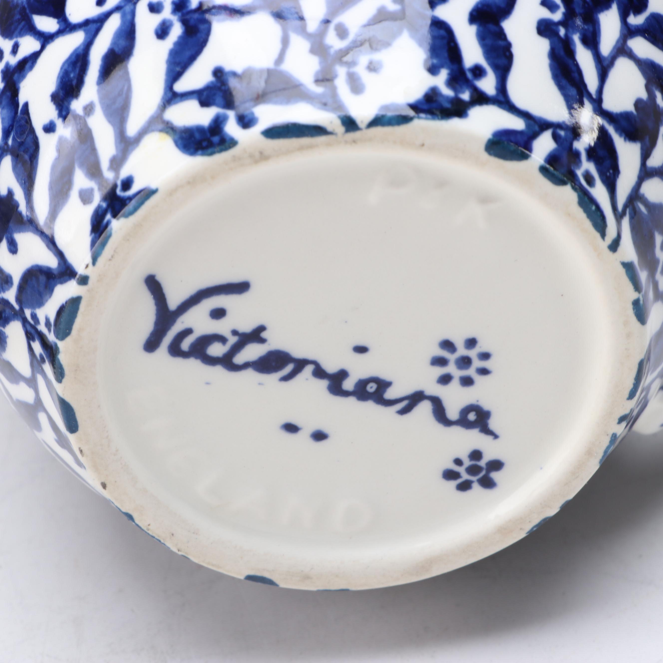 Spode "Festival" Gravy Boat with Otagiri Teapot and Other English Tableware