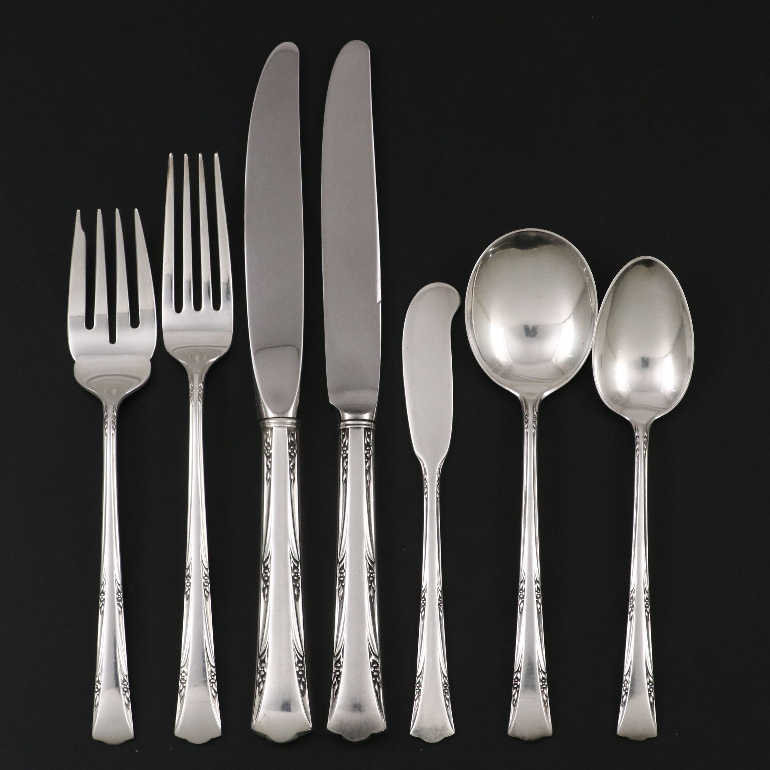 Gorham "Greenbrier" Sterling Silver Flatware, 1938-1991