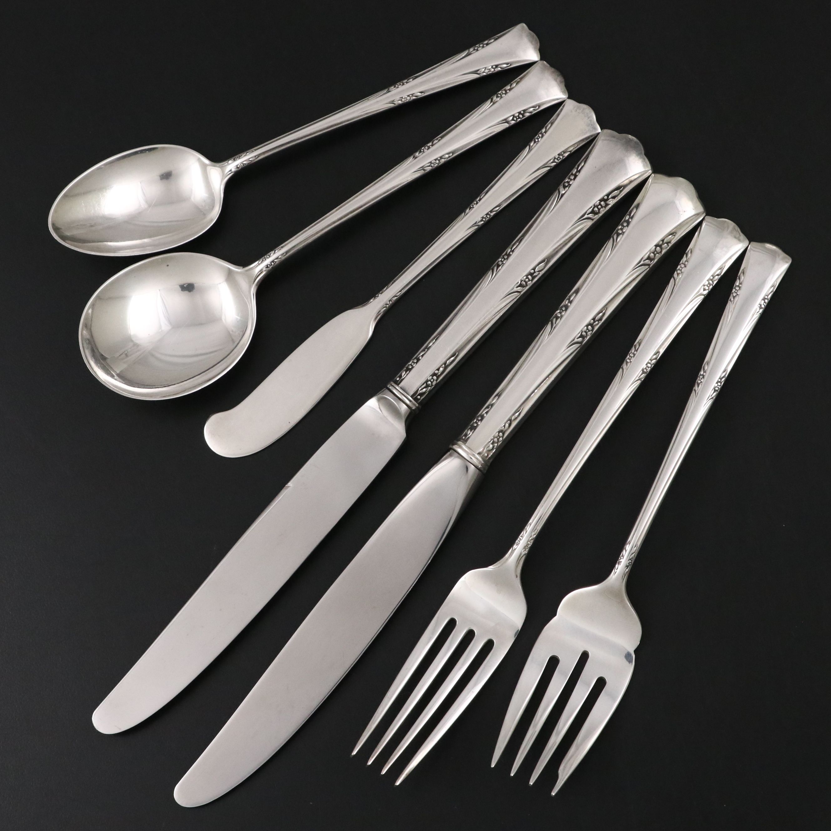 Gorham "Greenbrier" Sterling Silver Flatware, 1938-1991