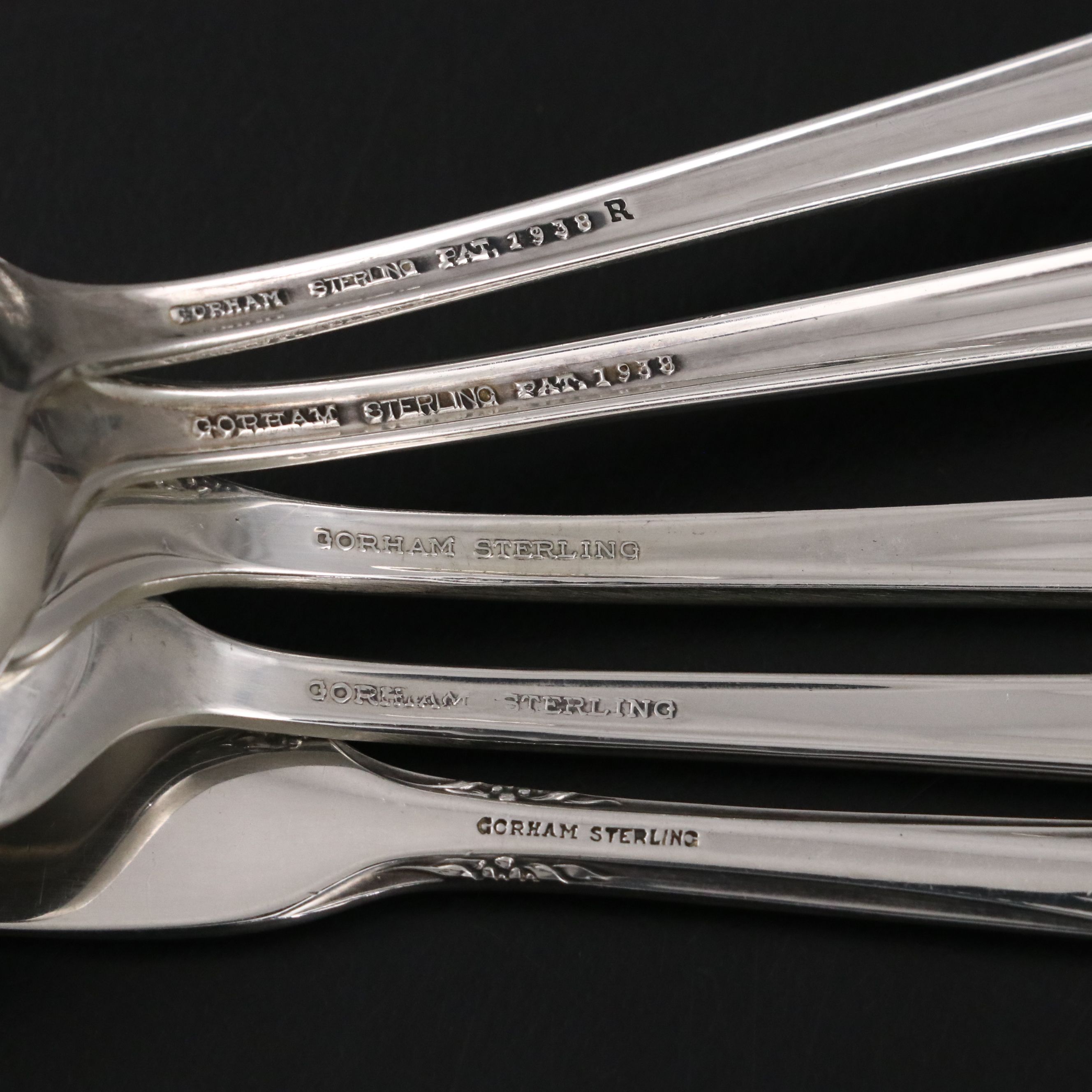 Gorham "Greenbrier" Sterling Silver Flatware, 1938-1991