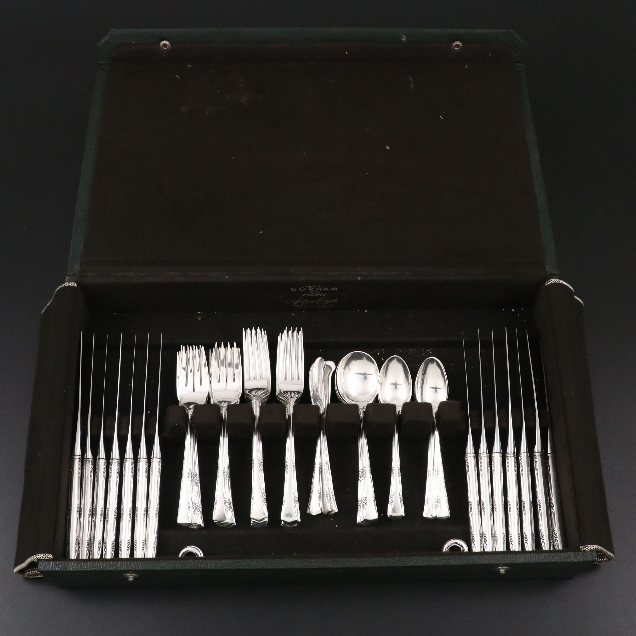 Gorham "Greenbrier" Sterling Silver Flatware, 1938-1991