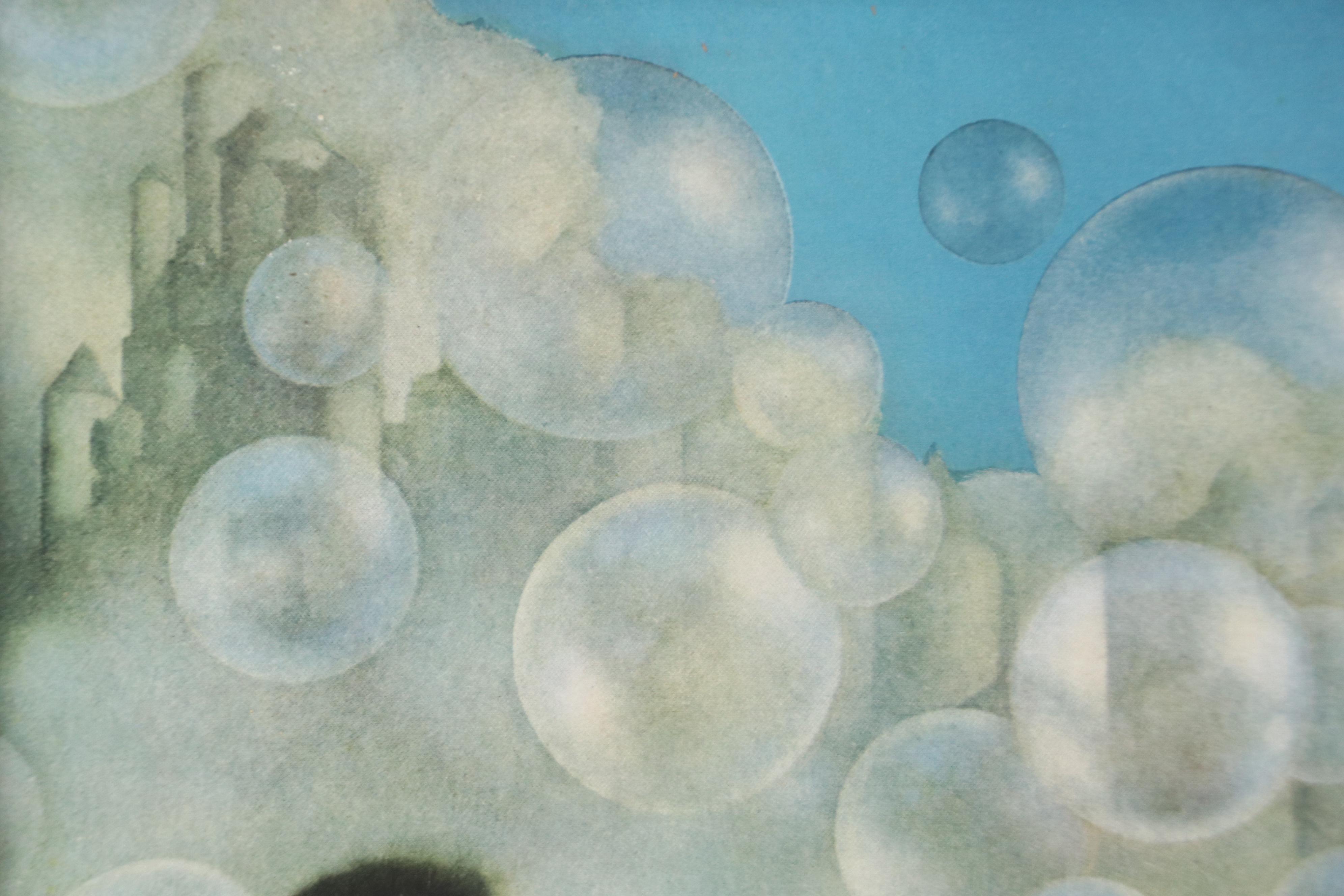 After Maxfield Parrish Offset Lithograph "Wild Geese" and More, Mid-20th Century