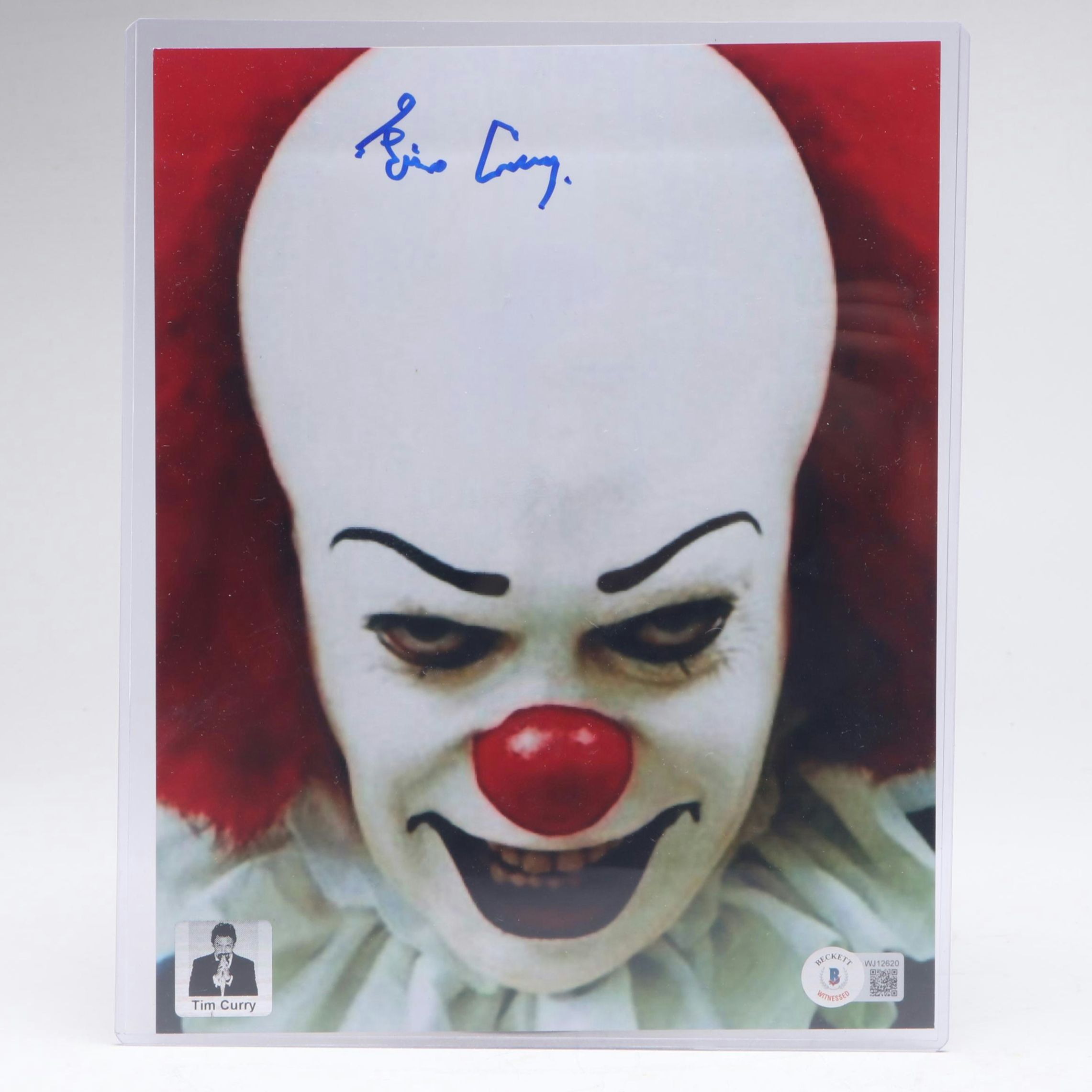 Tim Curry Signed "IT" Photograph, Beckett