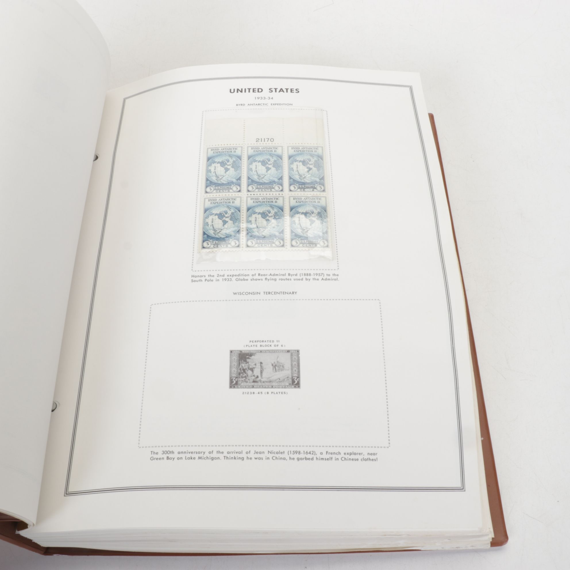 U.S. Unused Block Stamp Collection, Mid-20th Century