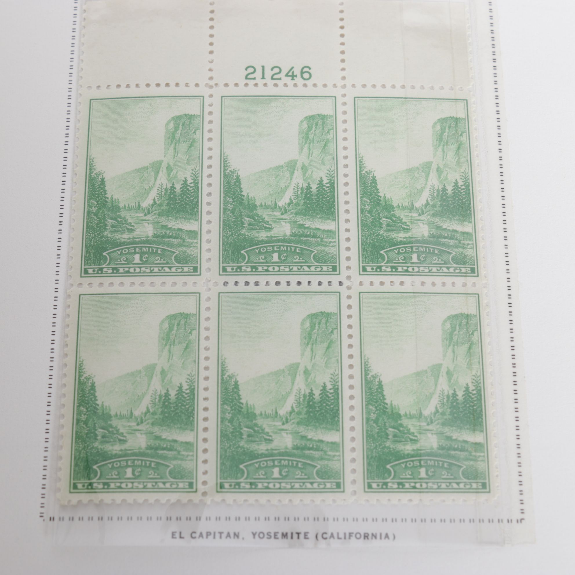 U.S. Unused Block Stamp Collection, Mid-20th Century