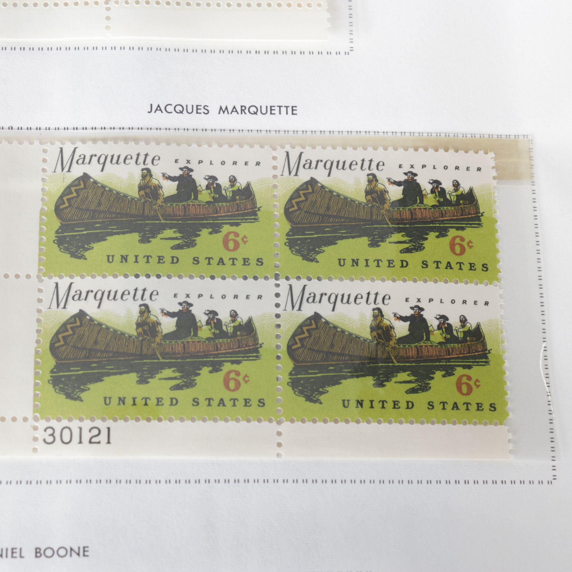 U.S. Unused Block Stamp Collection, Mid-20th Century